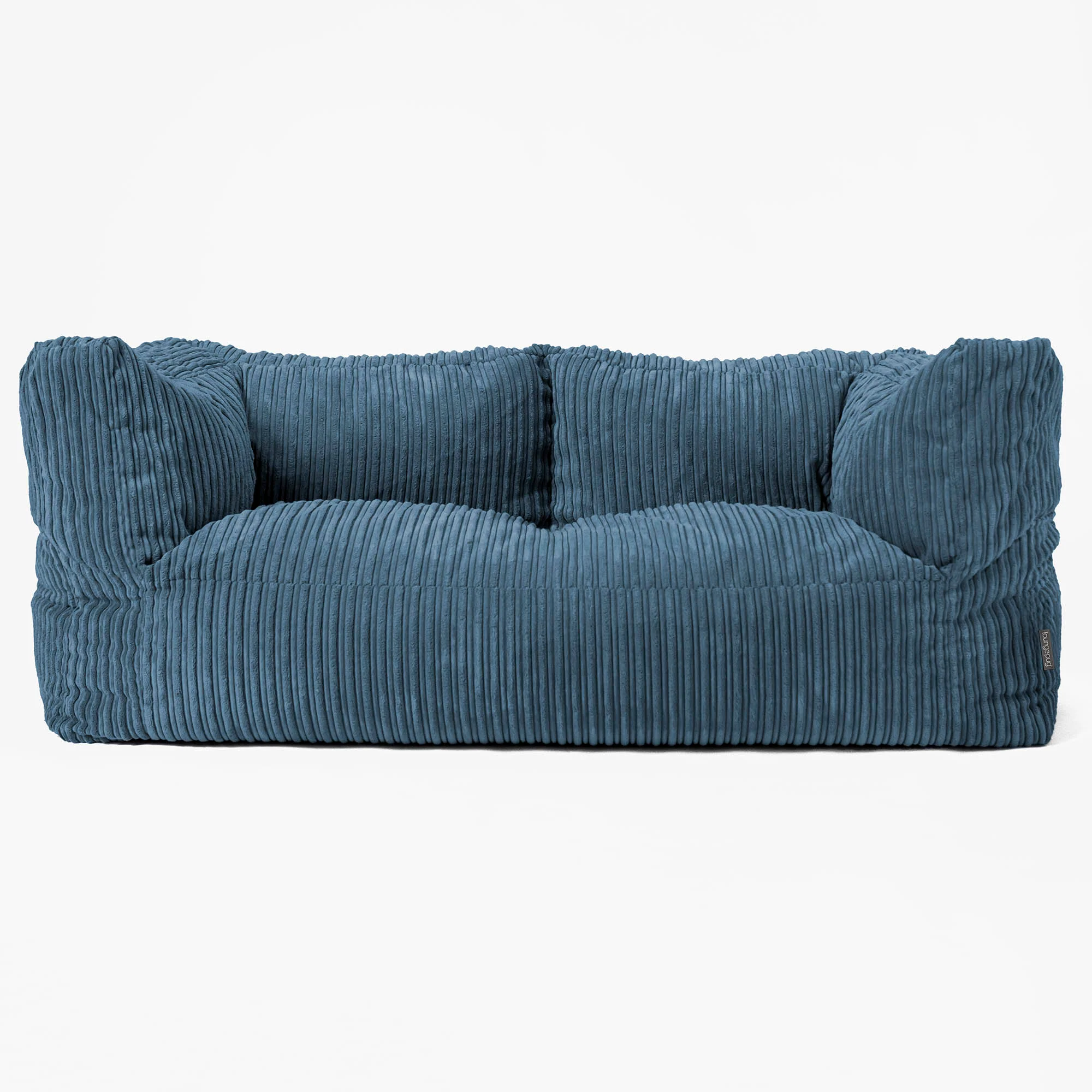 Albert 2-sits Saccosäcksoffa - Klassisk Manchestertyg Marinblå
