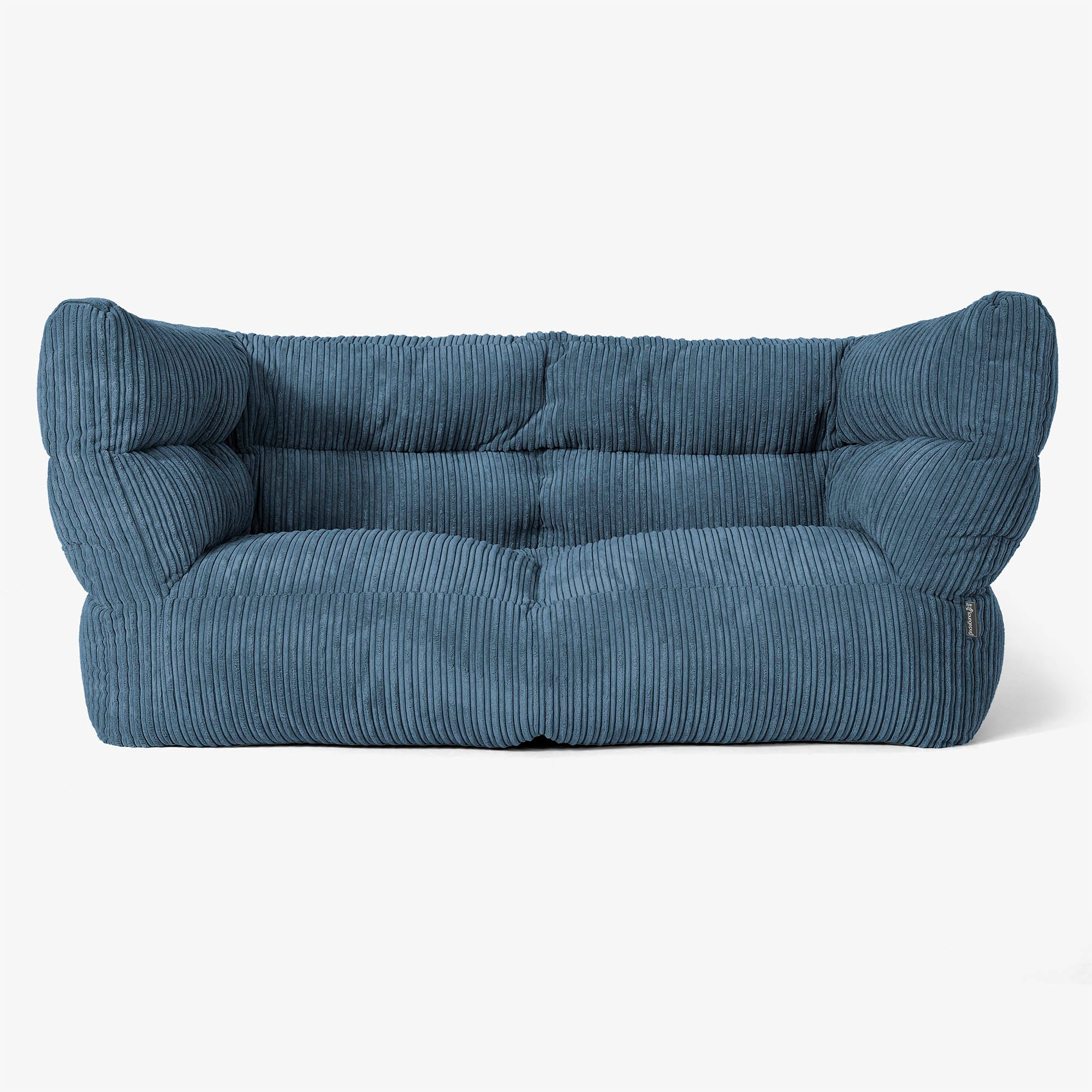 Louis 2-sits Saccosäcksoffa - Klassisk Manchestertyg Marinblå