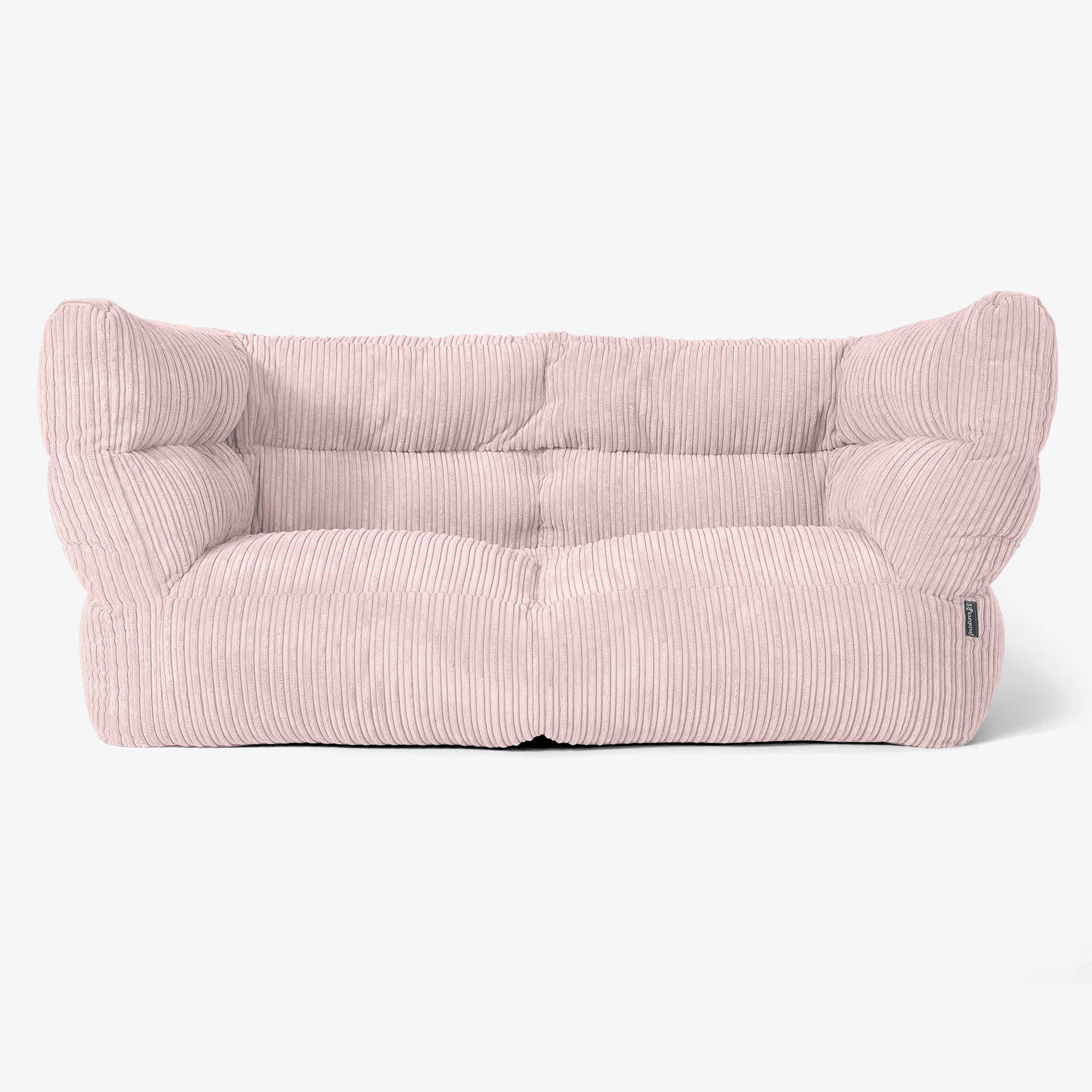 Louis 2-sits Saccosäcksoffa - Klassisk Manchestertyg Rosa