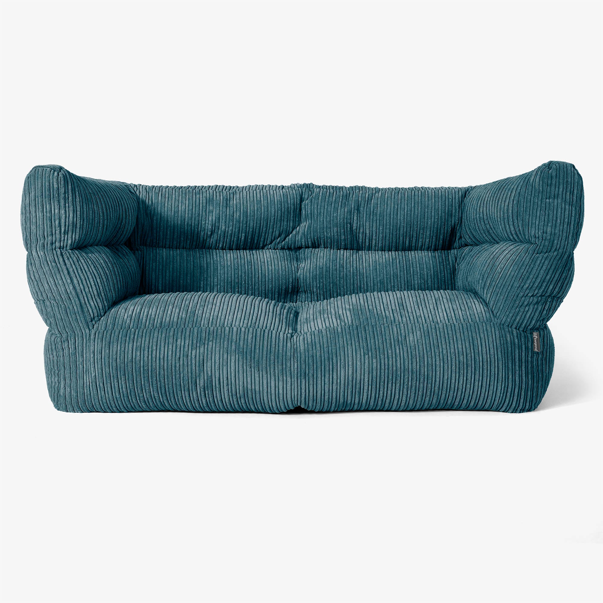 Louis 2-sits Saccosäcksoffa - Klassisk Manchestertyg Teal