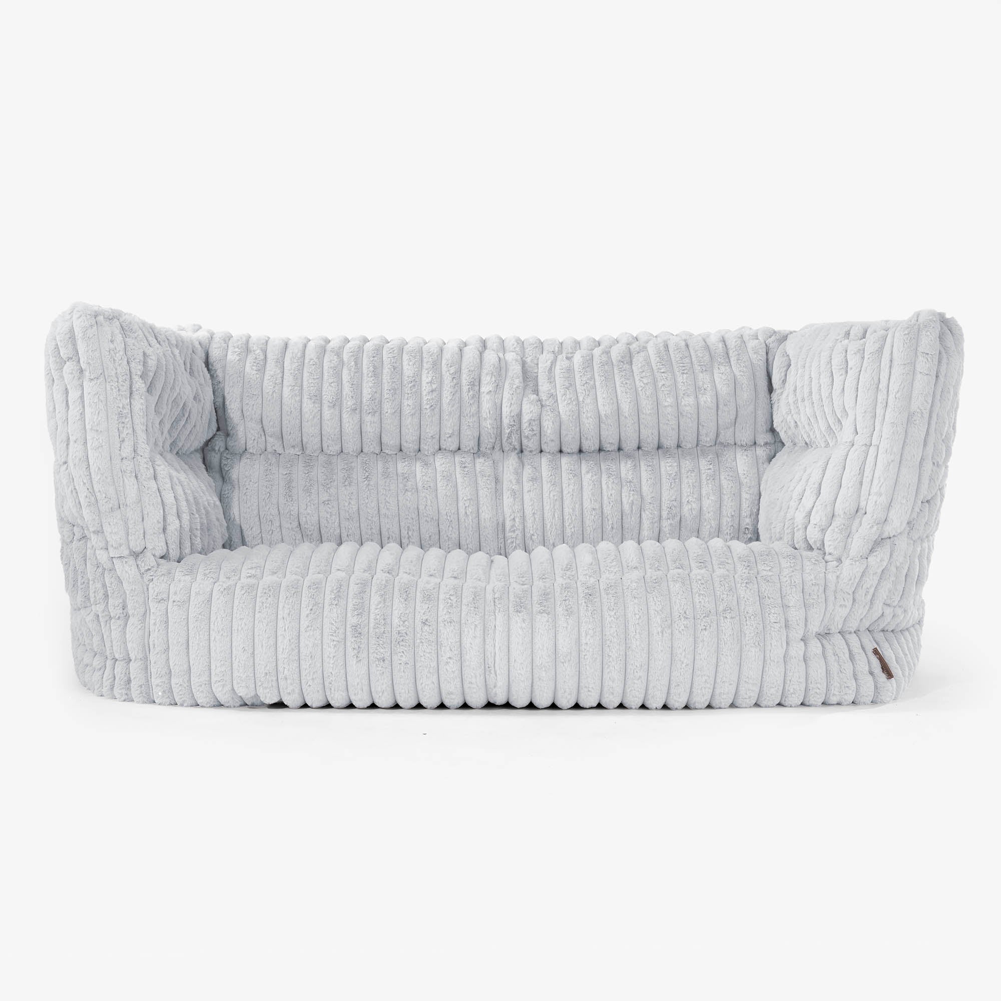 Louis 2-sits Saccosäcksoffa - Ultraplyschmanchestertyg Ankäggsblå