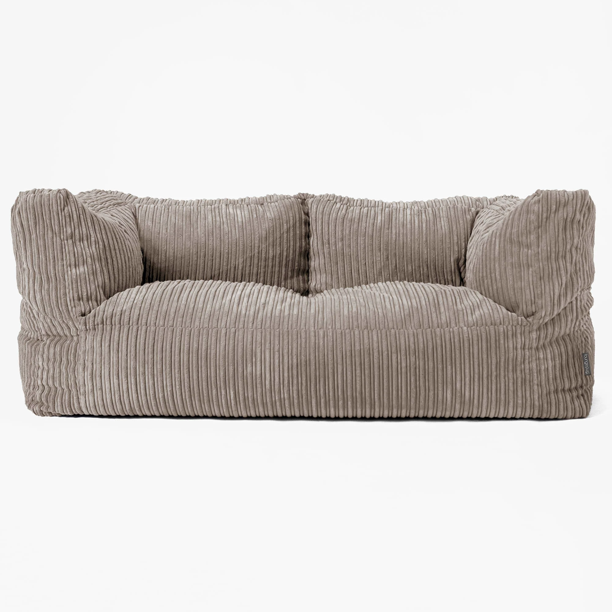 Albert 2-sits Saccosäcksoffa - Klassisk Manchestertyg Duvgrå