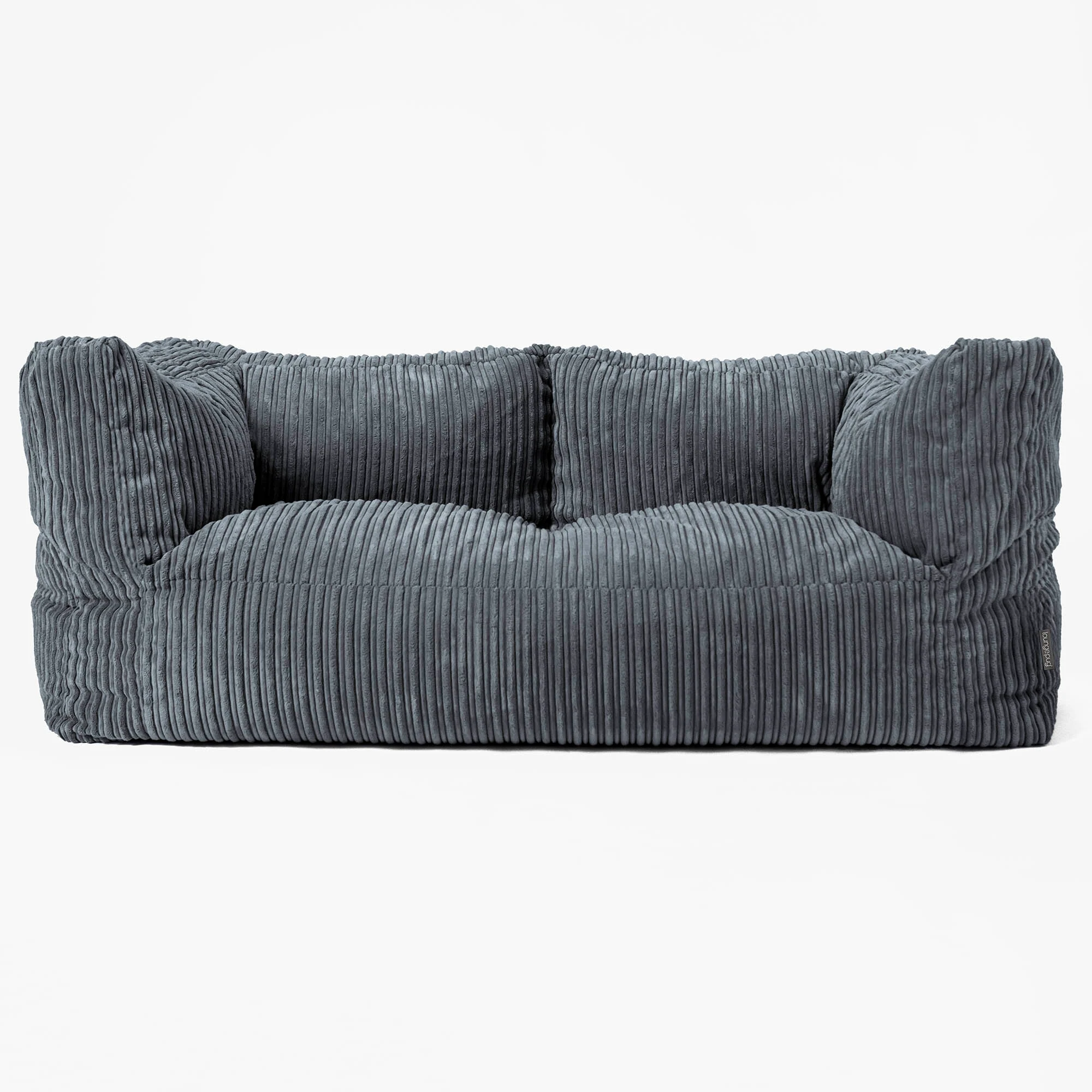 Albert 2-sits Saccosäcksoffa - Klassisk Manchestertyg Skiffergrå