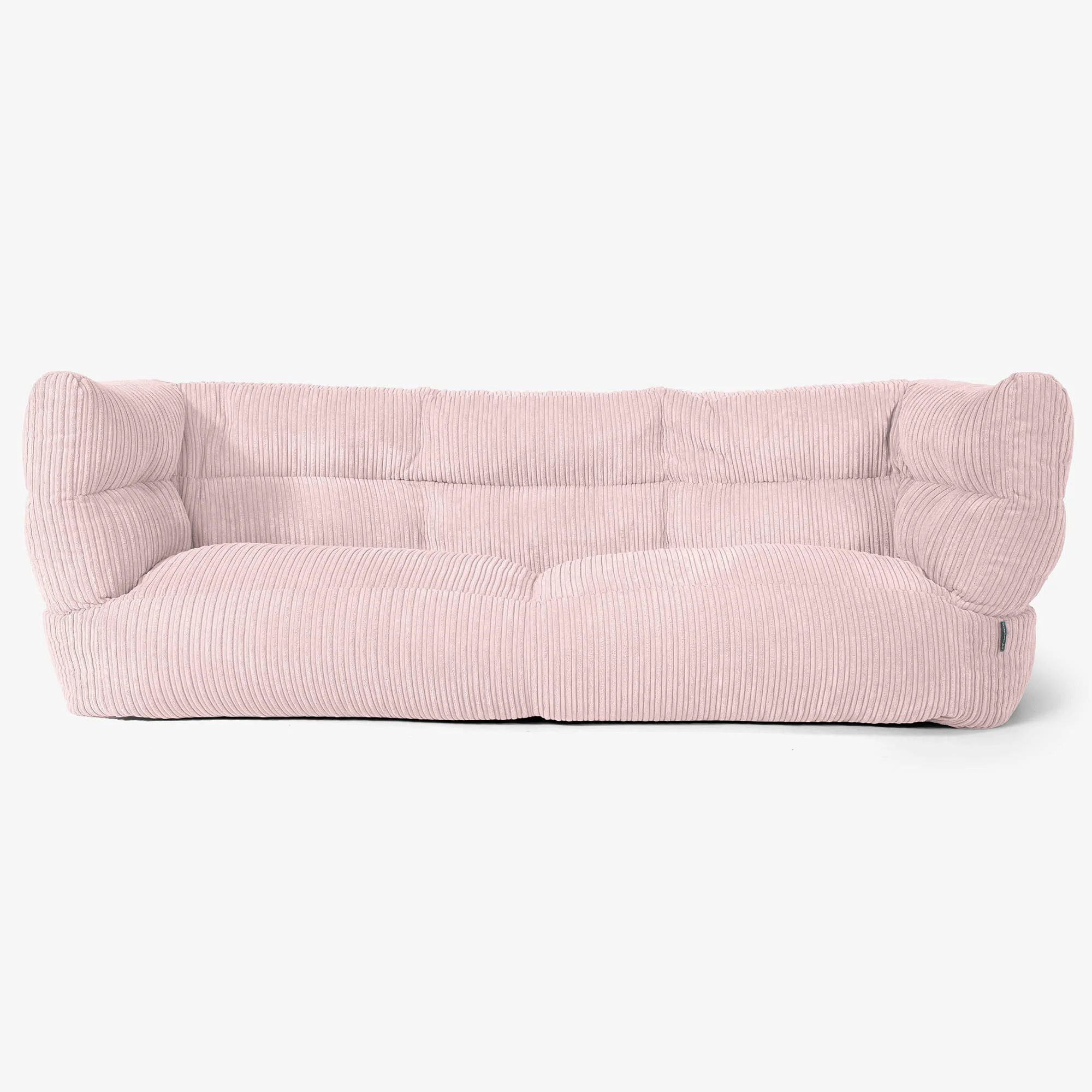 Louis 3-sits Saccosäcksoffa - Klassisk Manchestertyg Rosa