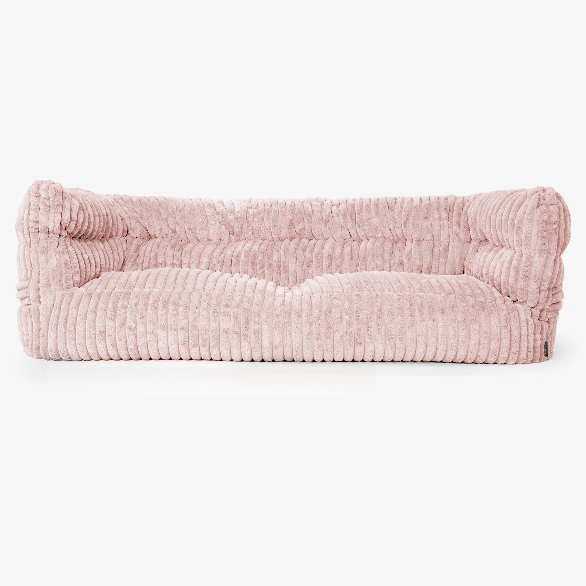 Louis 3-sits Saccosäcksoffa - Ultraplyschmanchestertyg Gammelrosa