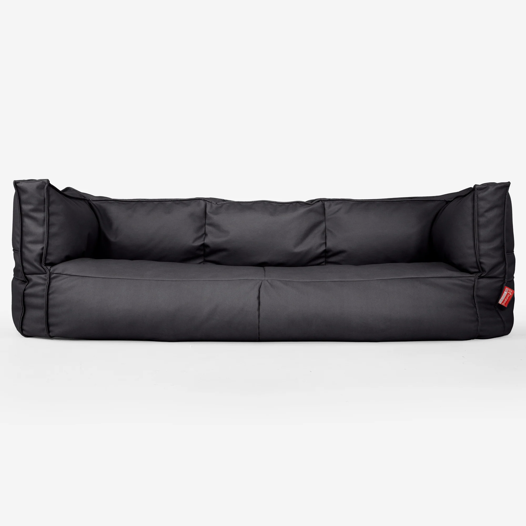Albert 3-sits Saccosäcksoffa - Veganskt Läder Svart
