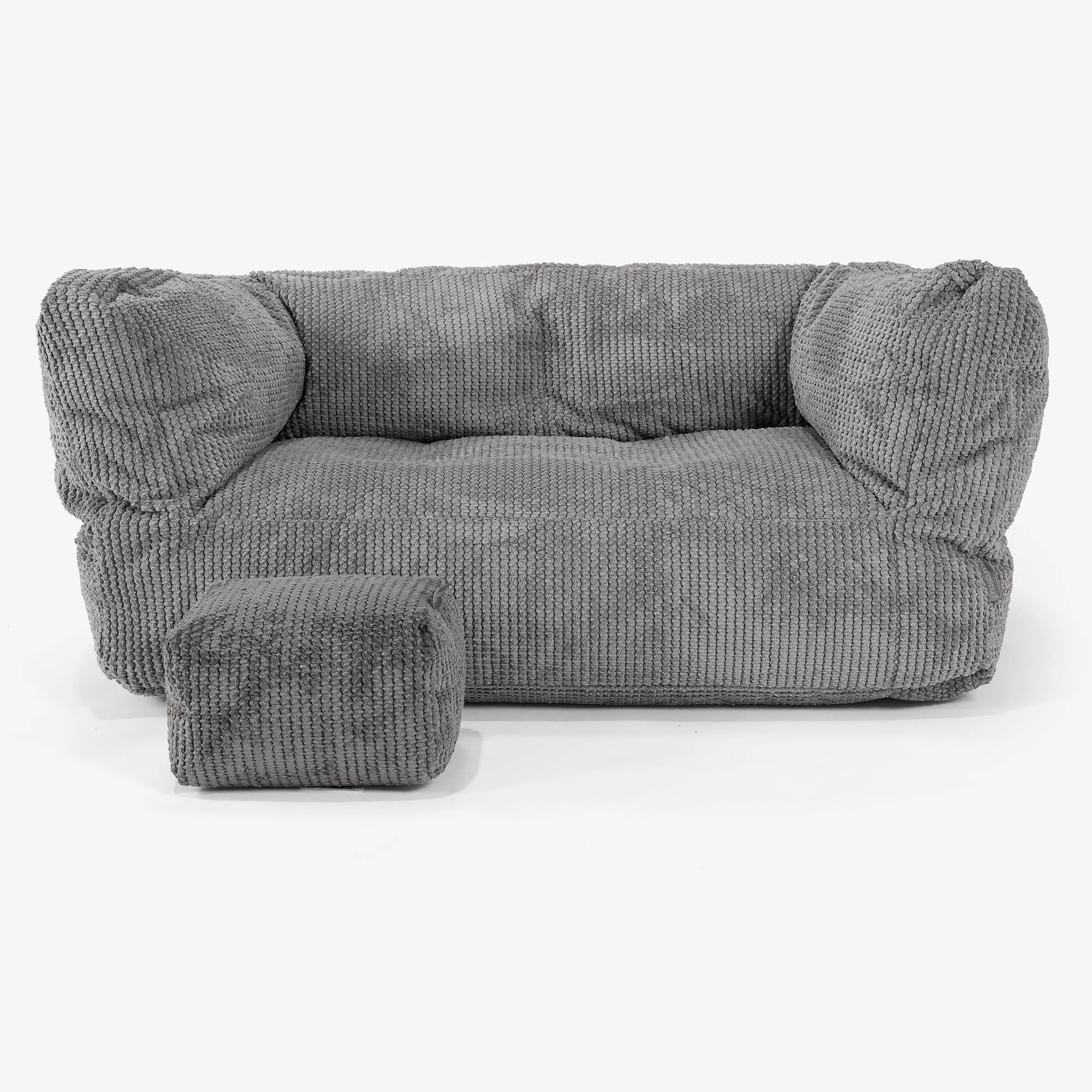 Albert Barnsoffa Saccosäck 2-6 år - Pom-pom Mörkgrå - Image 2