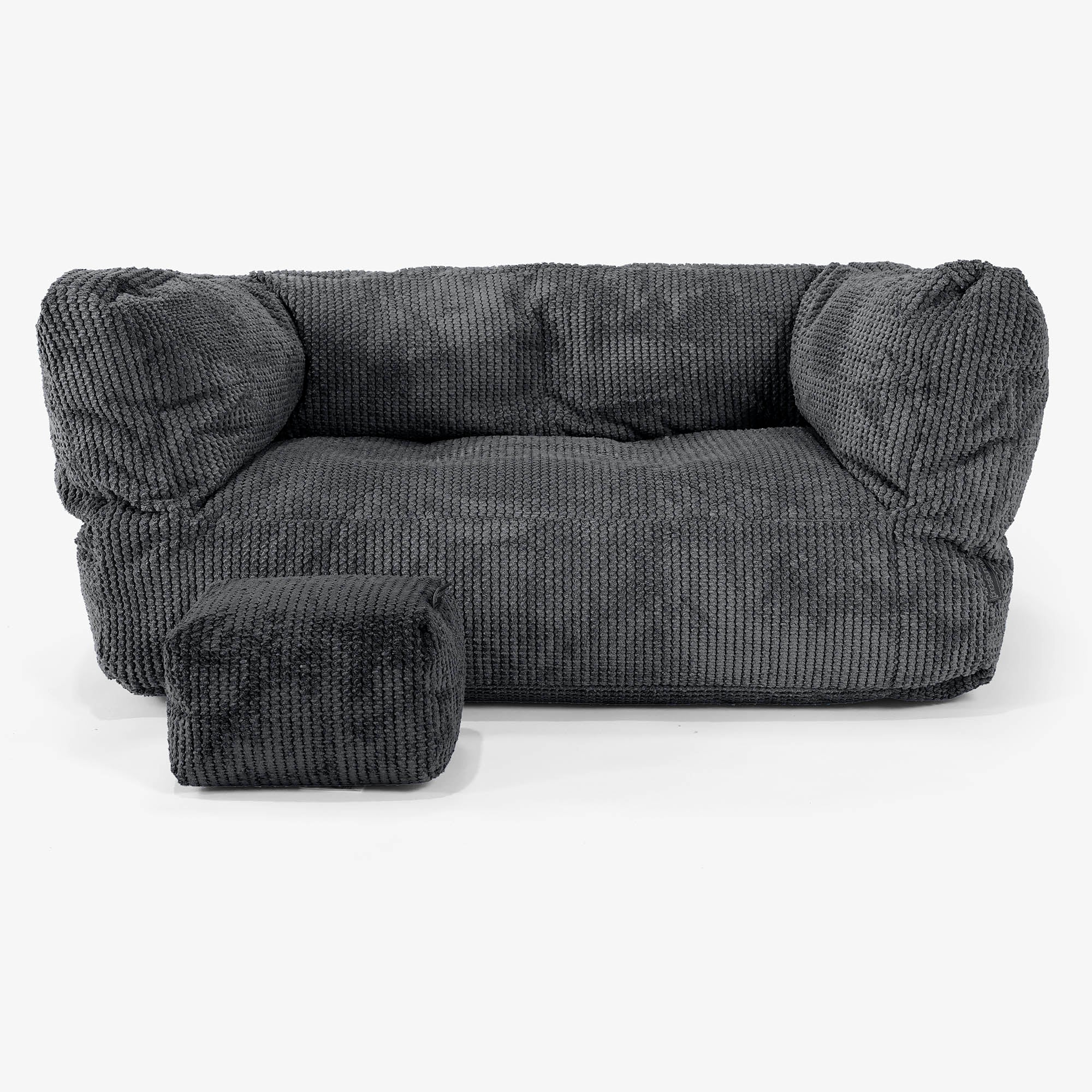 Albert Barnsoffa Saccosäck 2-6 år - Pom-pom Svart - Image 2