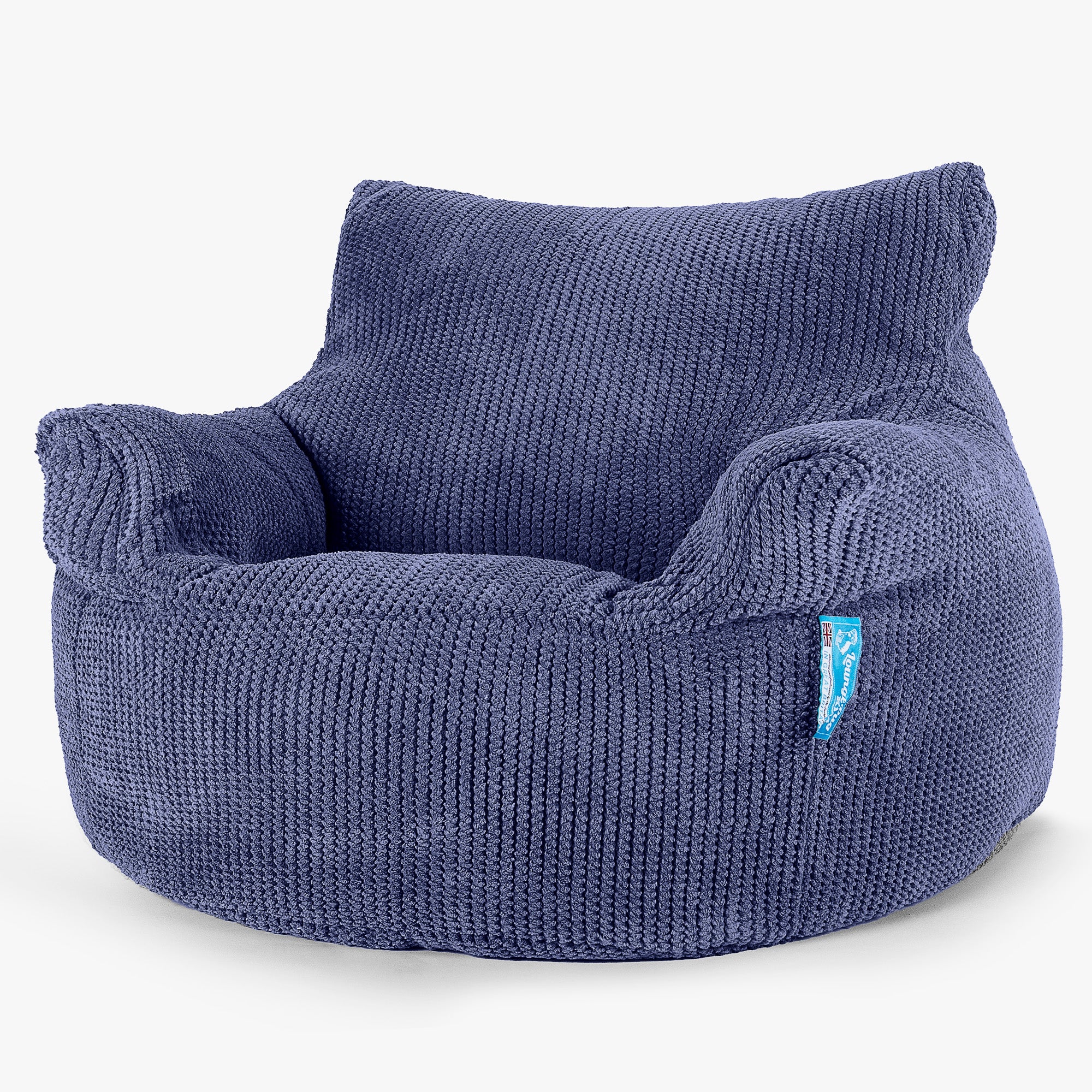 Barnfåtölj Saccosäck 3-8 år - Pom-pom Lila