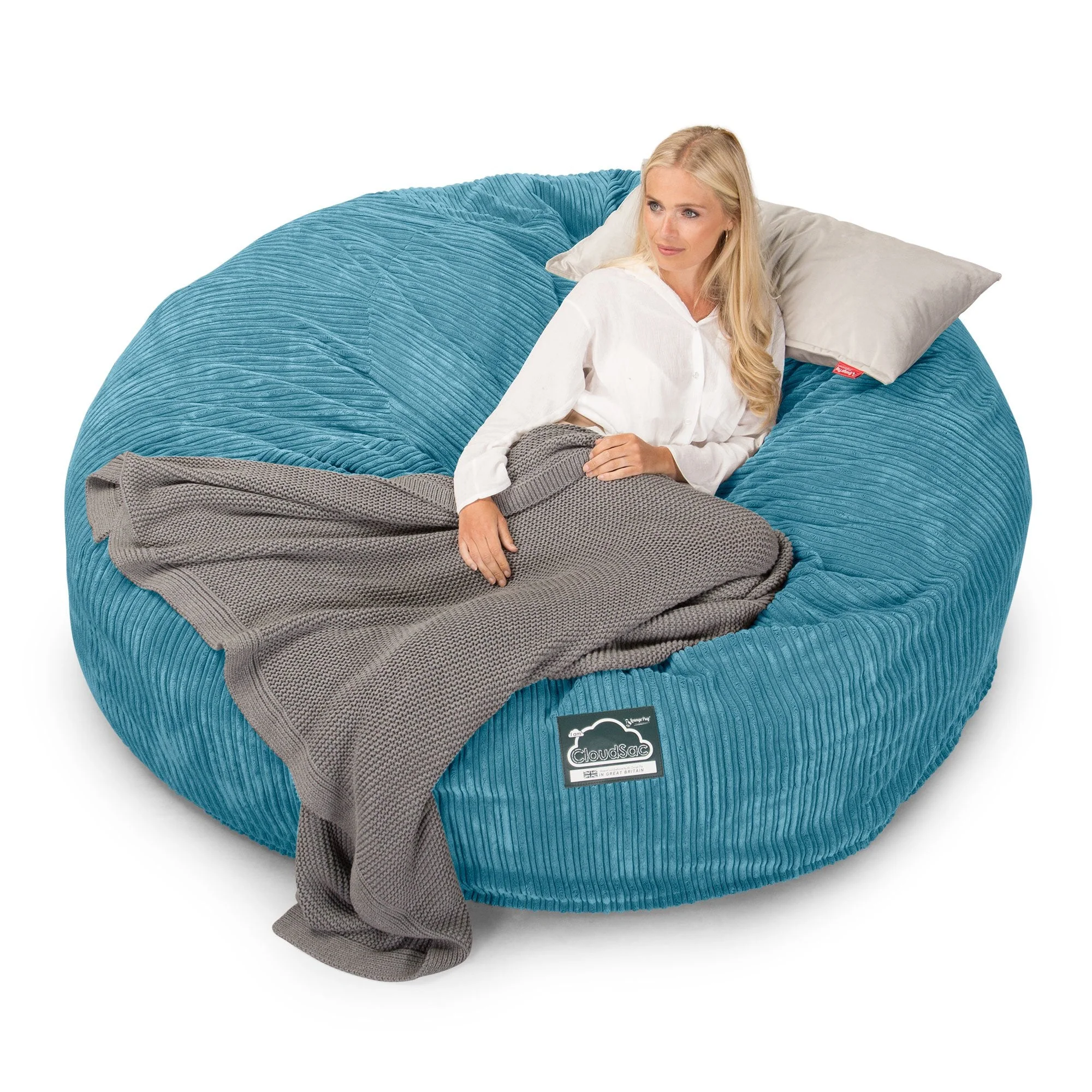 Dubbel saccosäcksoffa XXL C3000-L, CloudSac® Memoryskum ENDAST ÖVERDRAG - Ersättning/reservdelar - Image 7