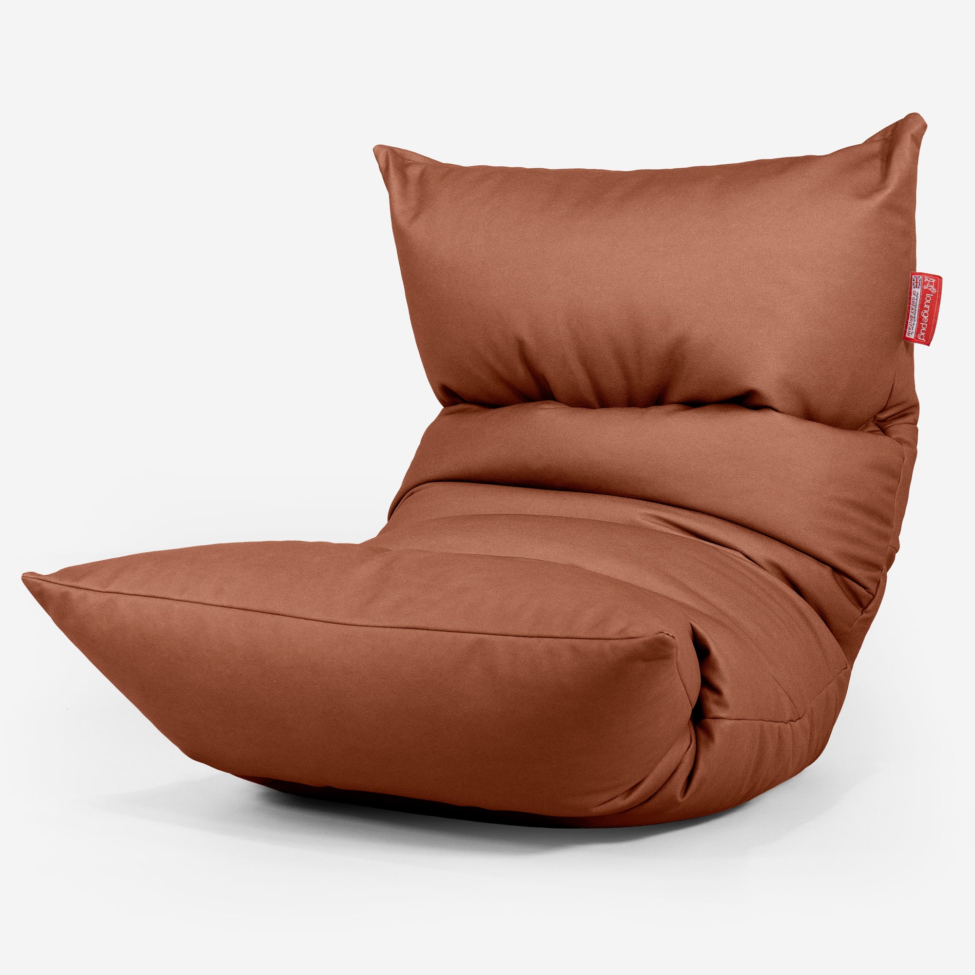 Eva Lounger Saccosäck - Veganskt Läder Kastanj