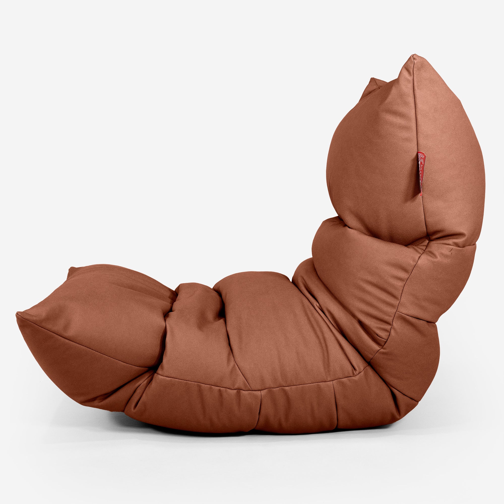 Eva Lounger Saccosäck - Veganskt Läder Kastanj - Image 2