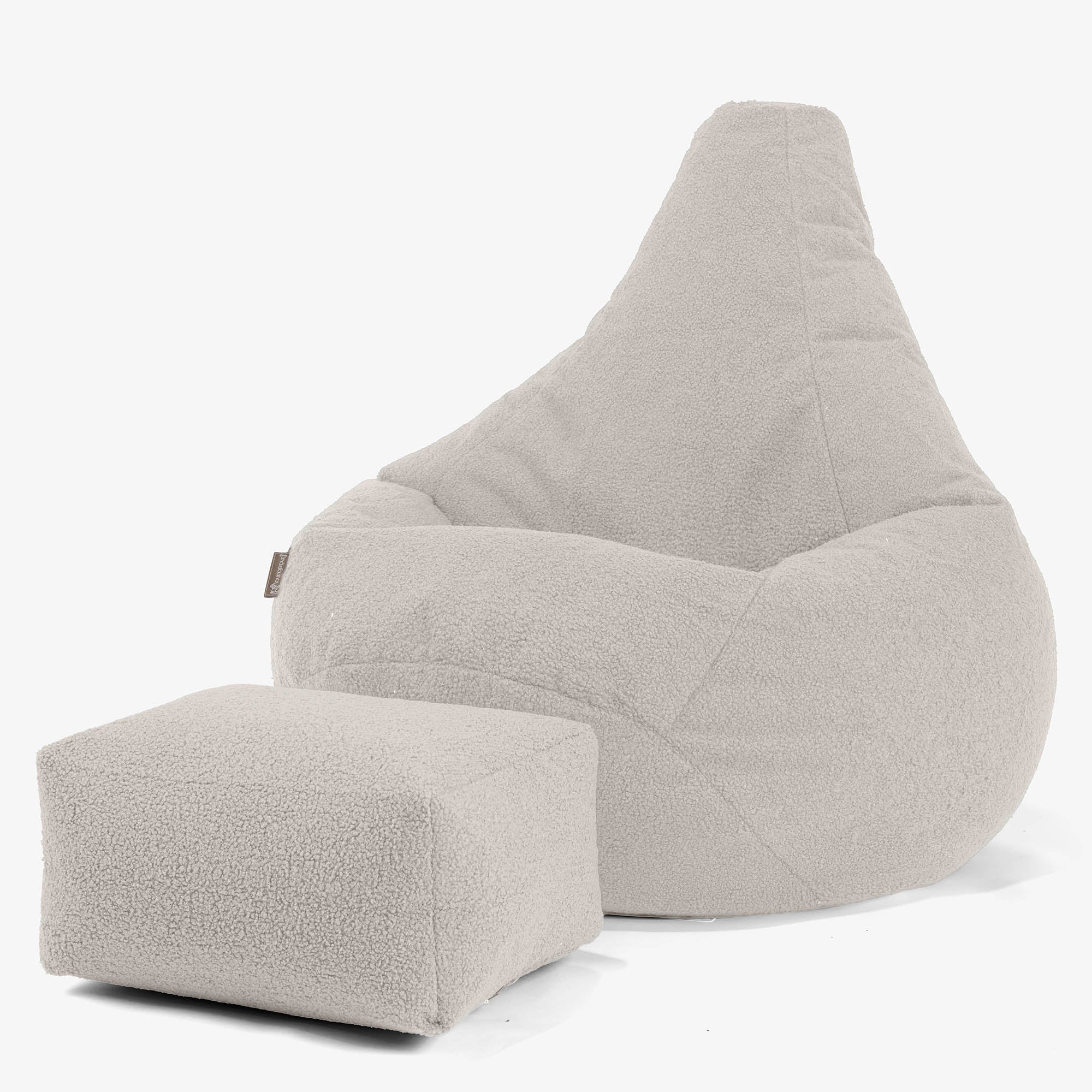 Game Fåtölj Saccosäck - Boucle Elfenbensvit