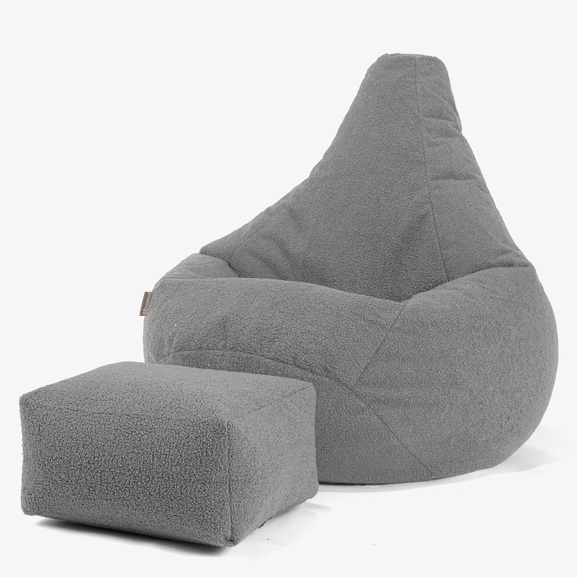Game Fåtölj Saccosäck - Boucle Grå