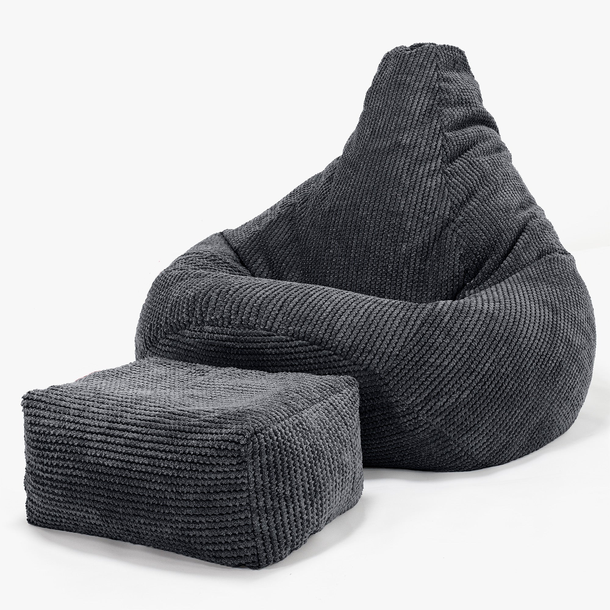 Game Fåtölj Saccosäck - Pom-pom Svart