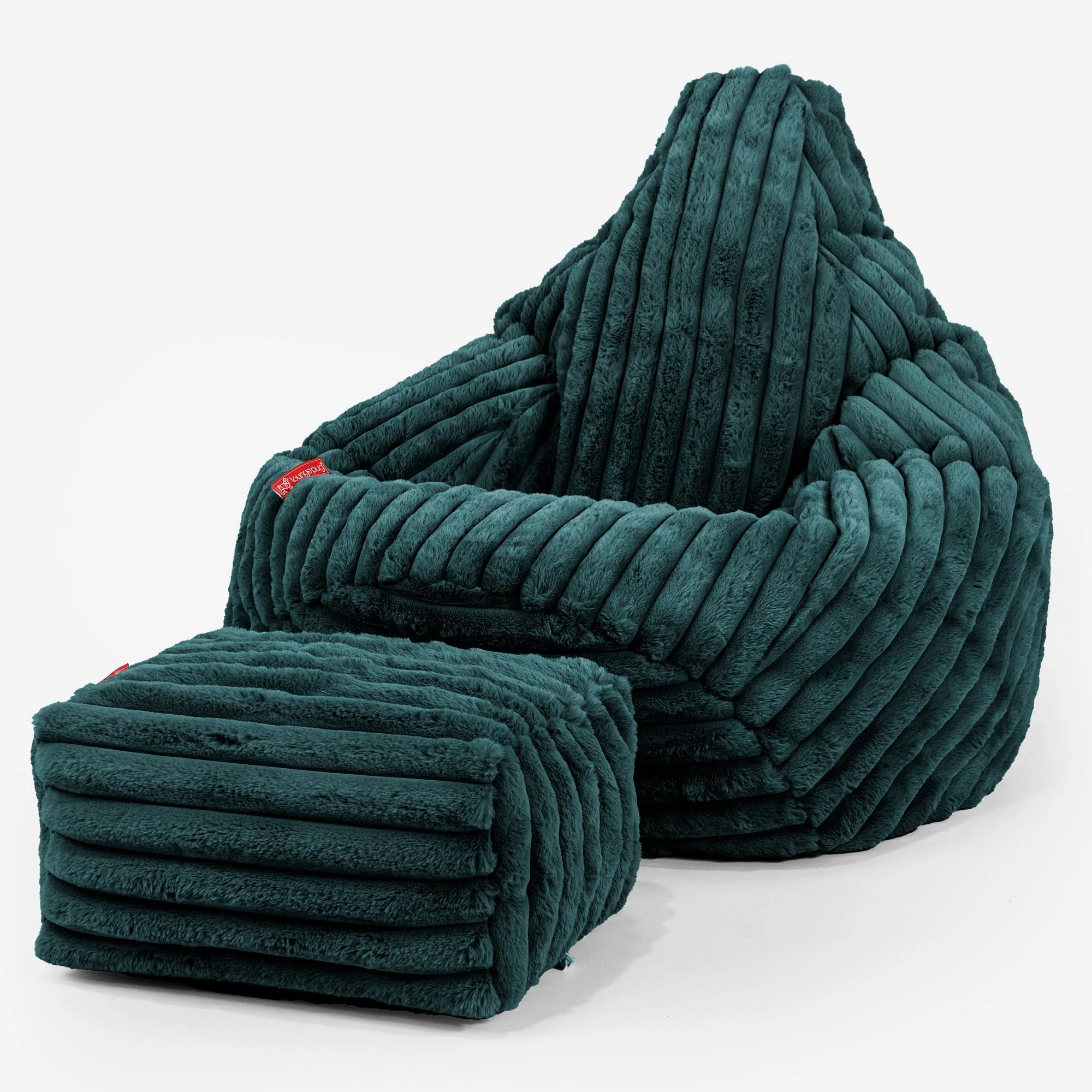 Game Fåtölj Saccosäck - Ultraplyschmanchestertyg Teal