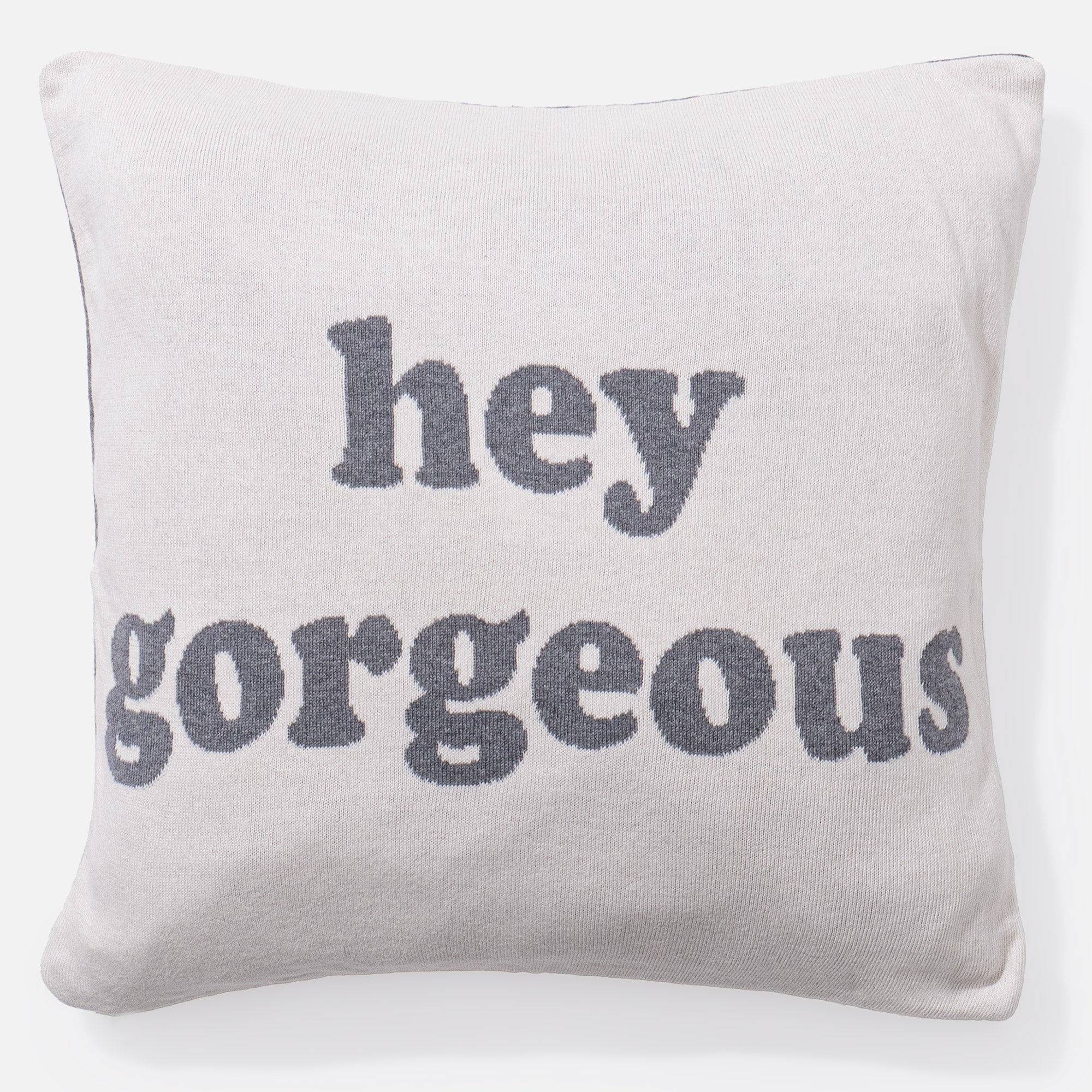 Kuddfodral 47 x 47cm - Stickad Hey Gorgeous - Image 2