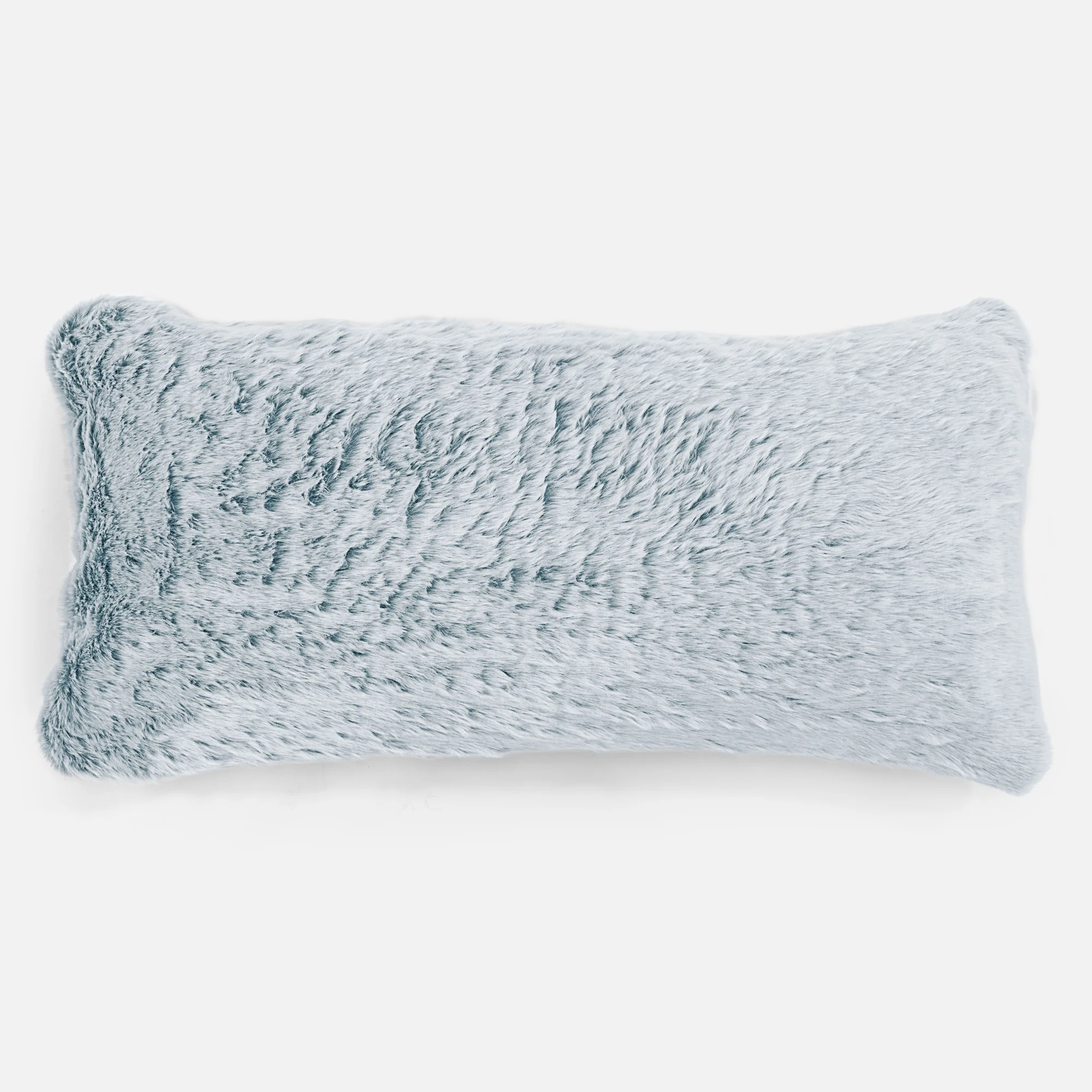 Jätte Kuddfodral 40 x 70cm - Fuskkaninpäls Gammelblå