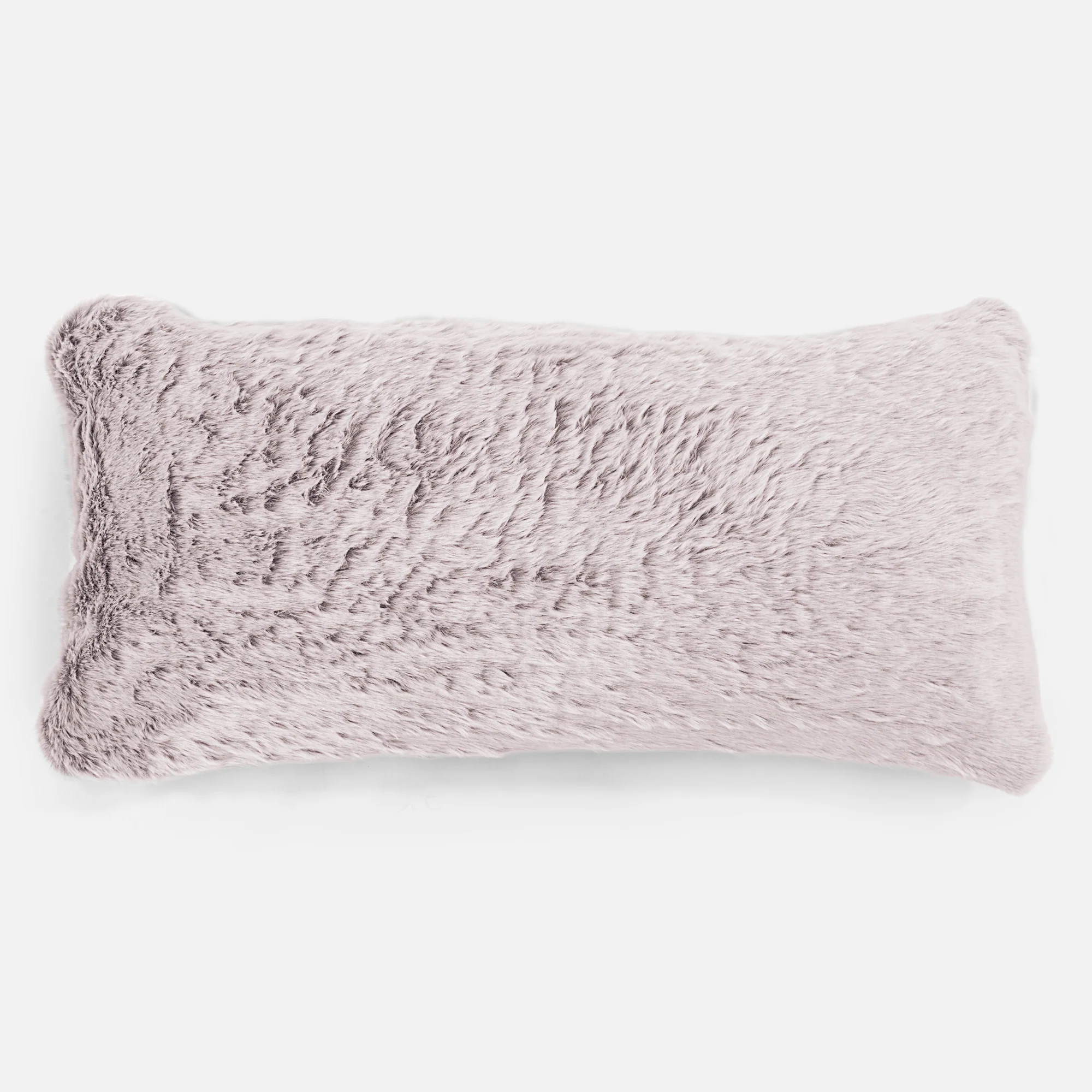 Jätte Kuddfodral 40 x 70cm - Fuskkaninpäls Gammelrosa