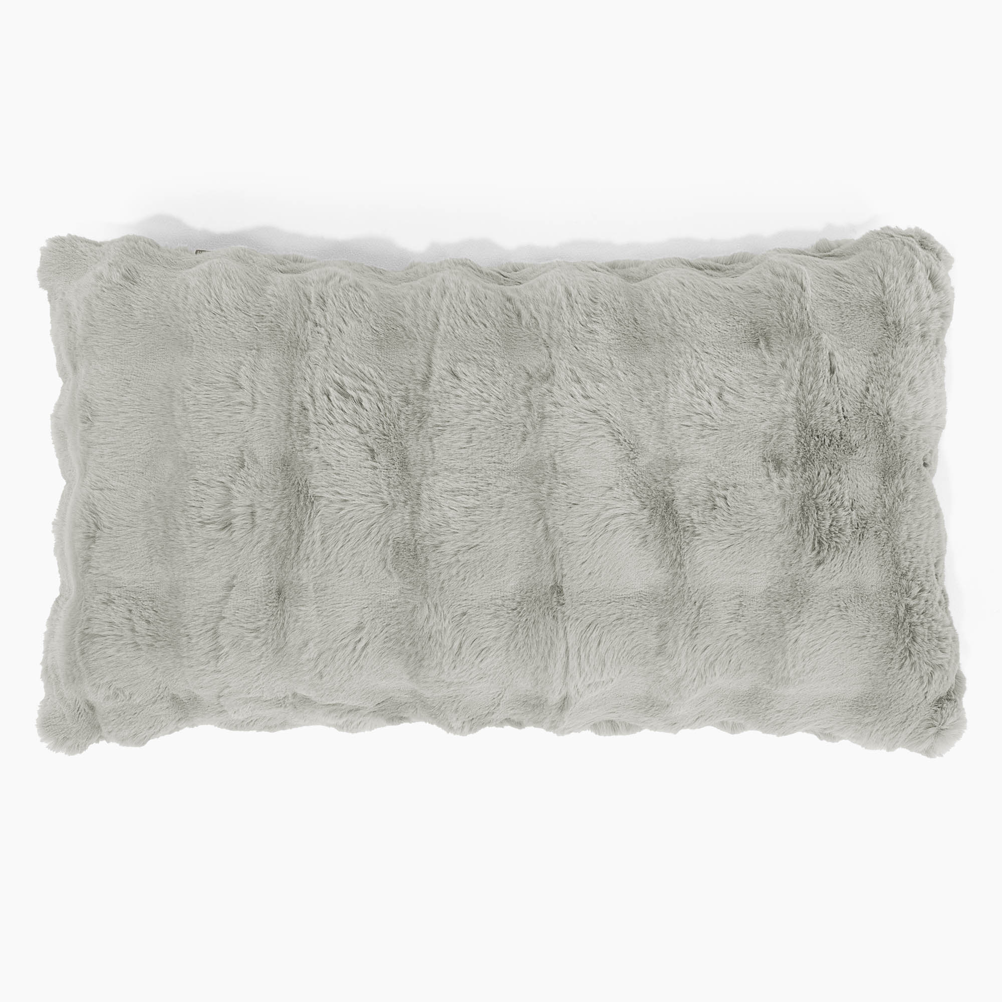 Jätte Kuddfodral 40 x 70cm - Fuskpäls Bubble Salviagrön