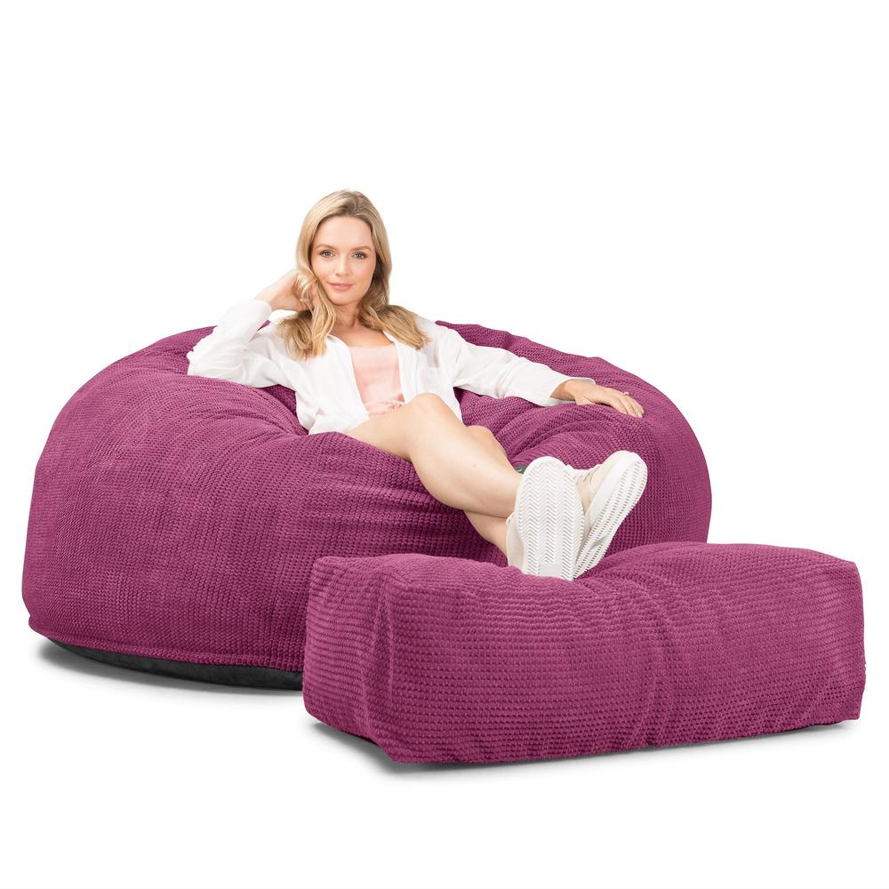 Jättesaccosäck XXL C1010-L, CloudSac® Memoryskum ENDAST ÖVERDRAG - Ersättning/reservdelar - Image 11