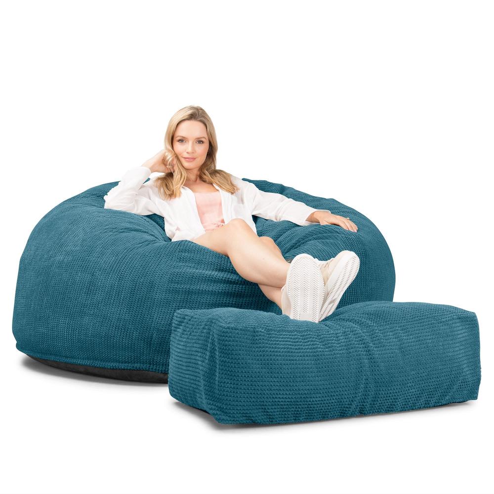 Jättesaccosäck XXL C1010-L, CloudSac® Memoryskum ENDAST ÖVERDRAG - Ersättning/reservdelar - Image 12