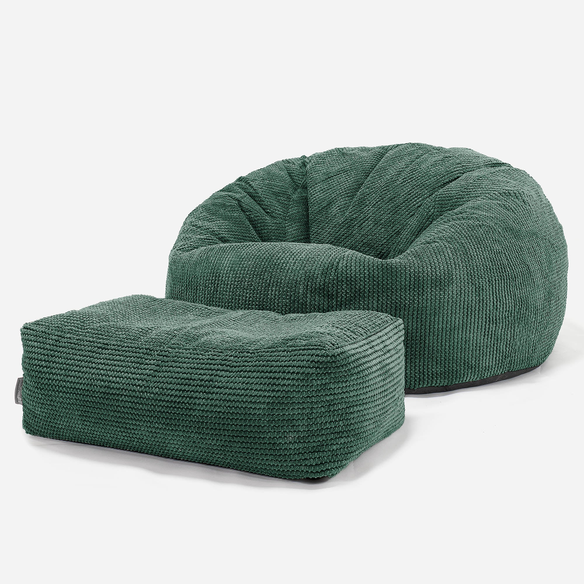 Klassisk Saccosäck Soffa - Pom-pom Mossgrön - Image 2