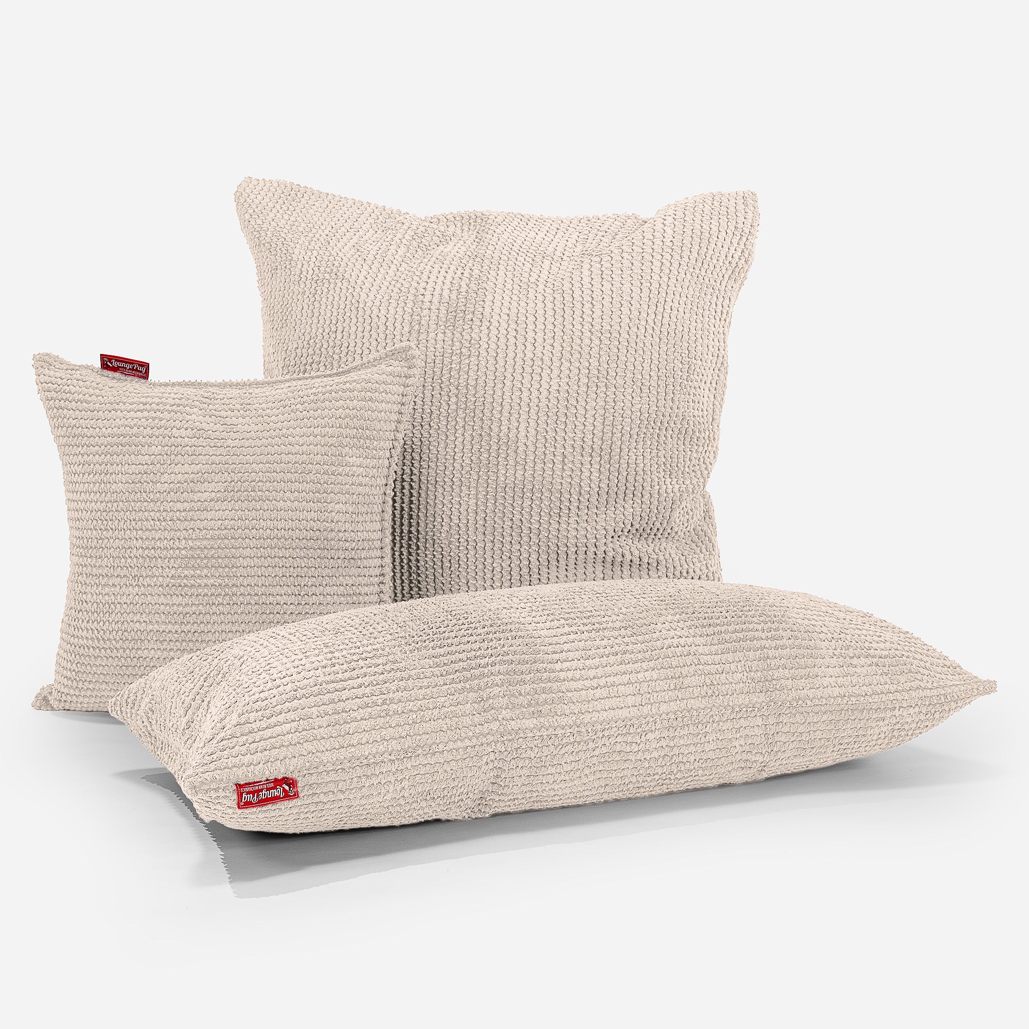 Kuddfodral 47 x 47cm - Pom-pom Elfenbensvit - Image 4