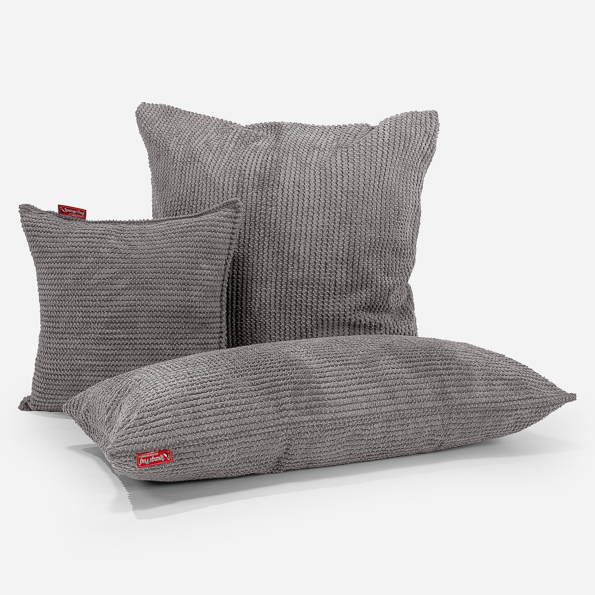 Kuddfodral 47 x 47cm - Pom-pom Mörkgrå - Image 4