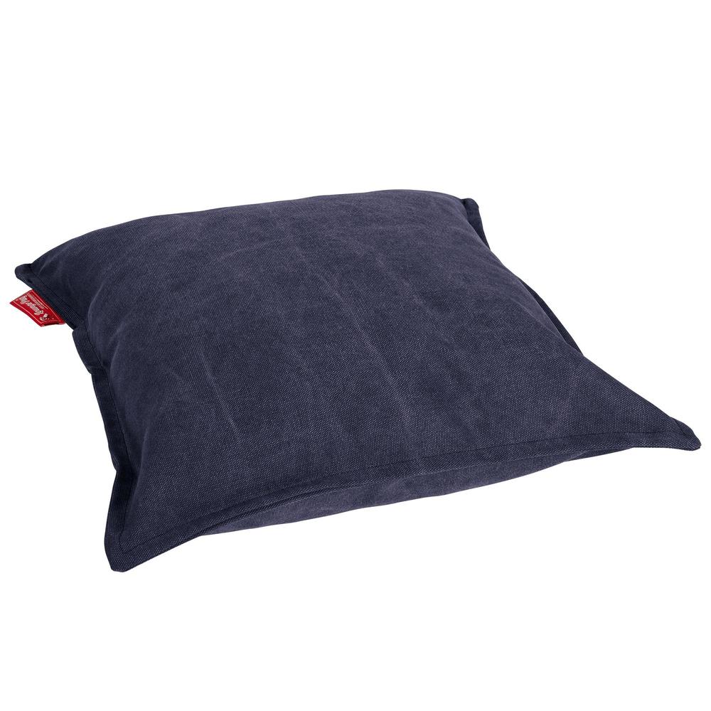 Kuddfodral XL 70 x 70cm - Stentvättad denim Marinblå - Image 2