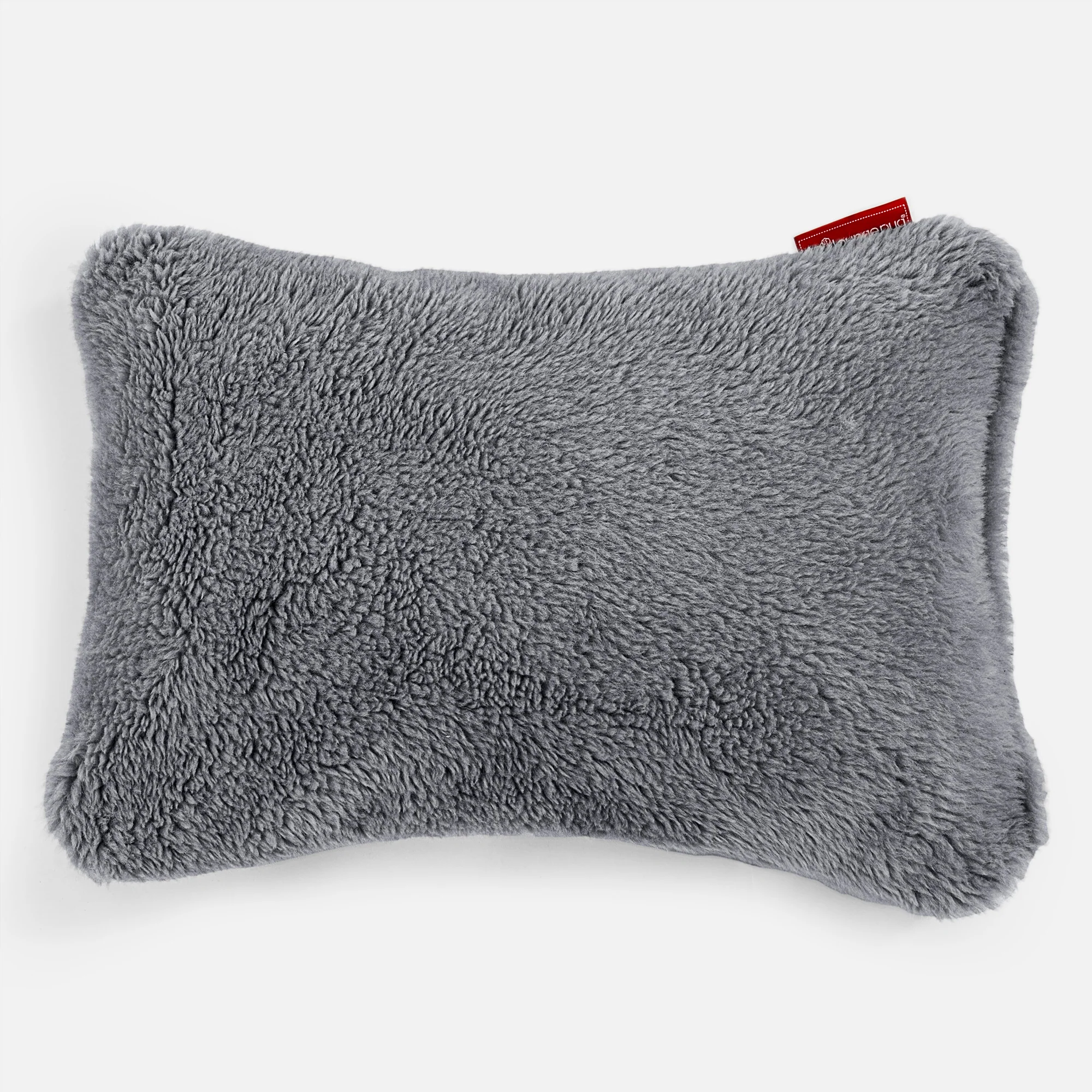Kuddfodral 35 x 50cm - Teddy-fuskpäls Mörkgrå