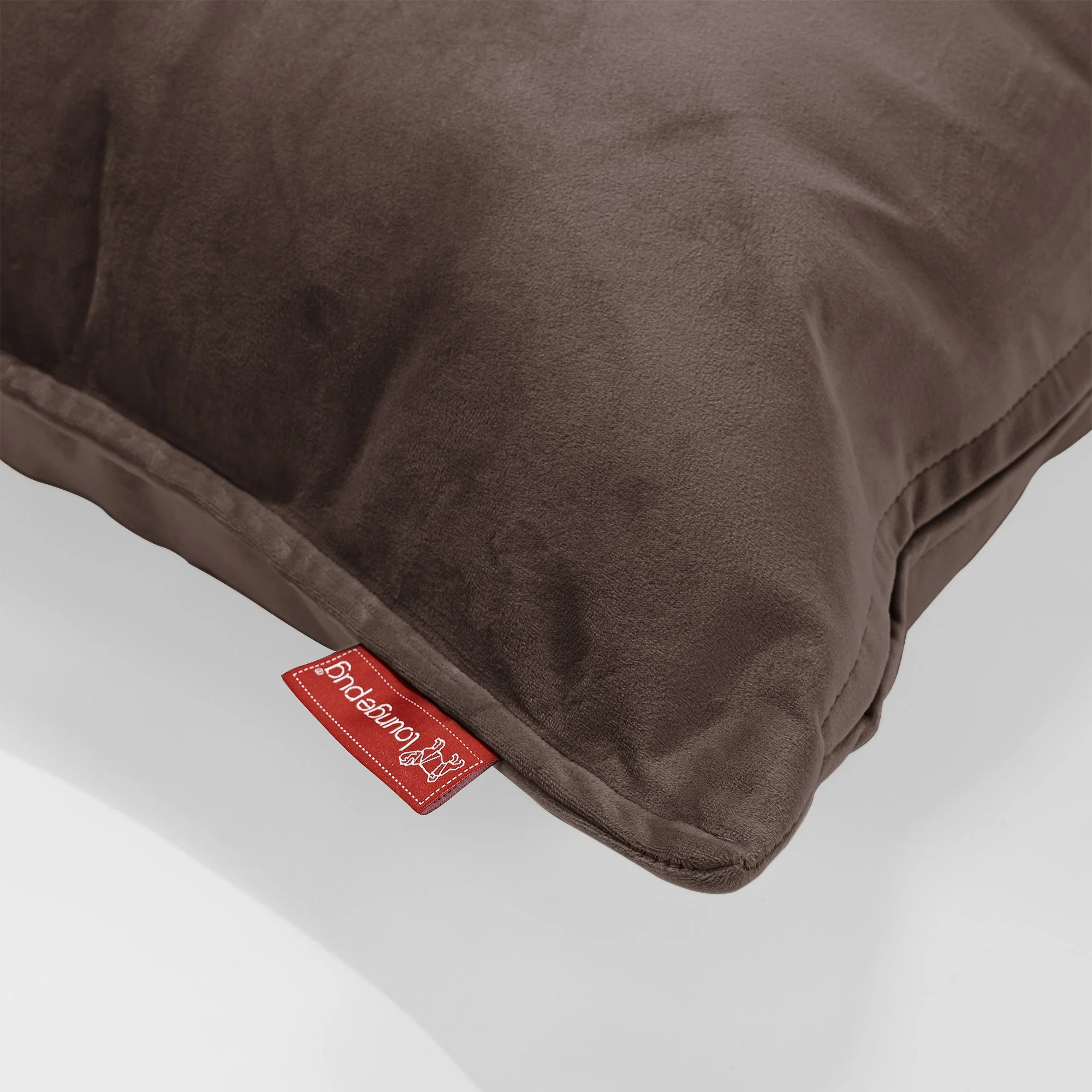 Kuddfodral 47 x 47cm - Sammet Espresso - Image 3