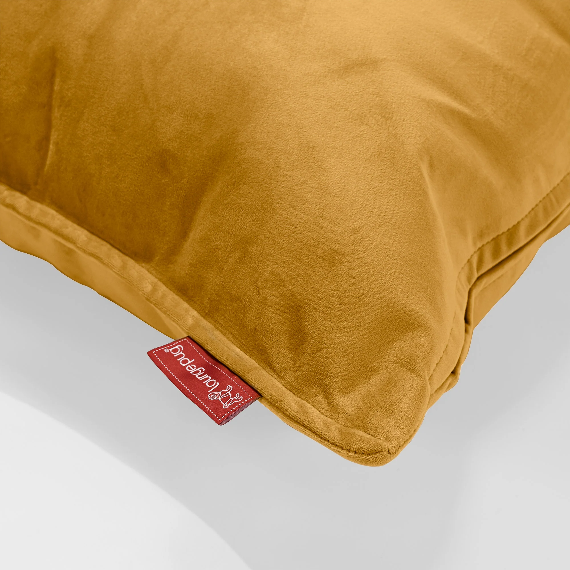 Kuddfodral 47 x 47cm - Sammet Guld - Image 3