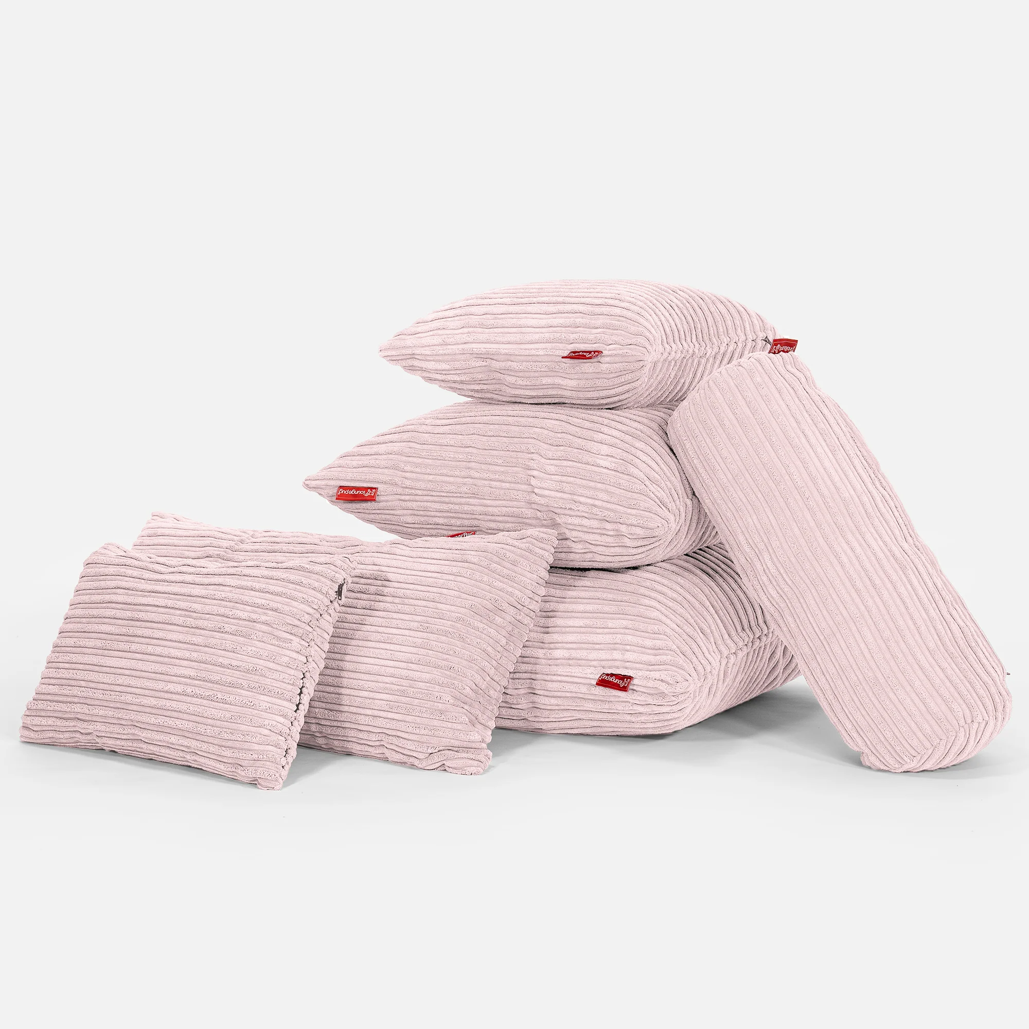 Kuddfodral Rund 50cm - Klassisk Manchestertyg Rosa - Image 3