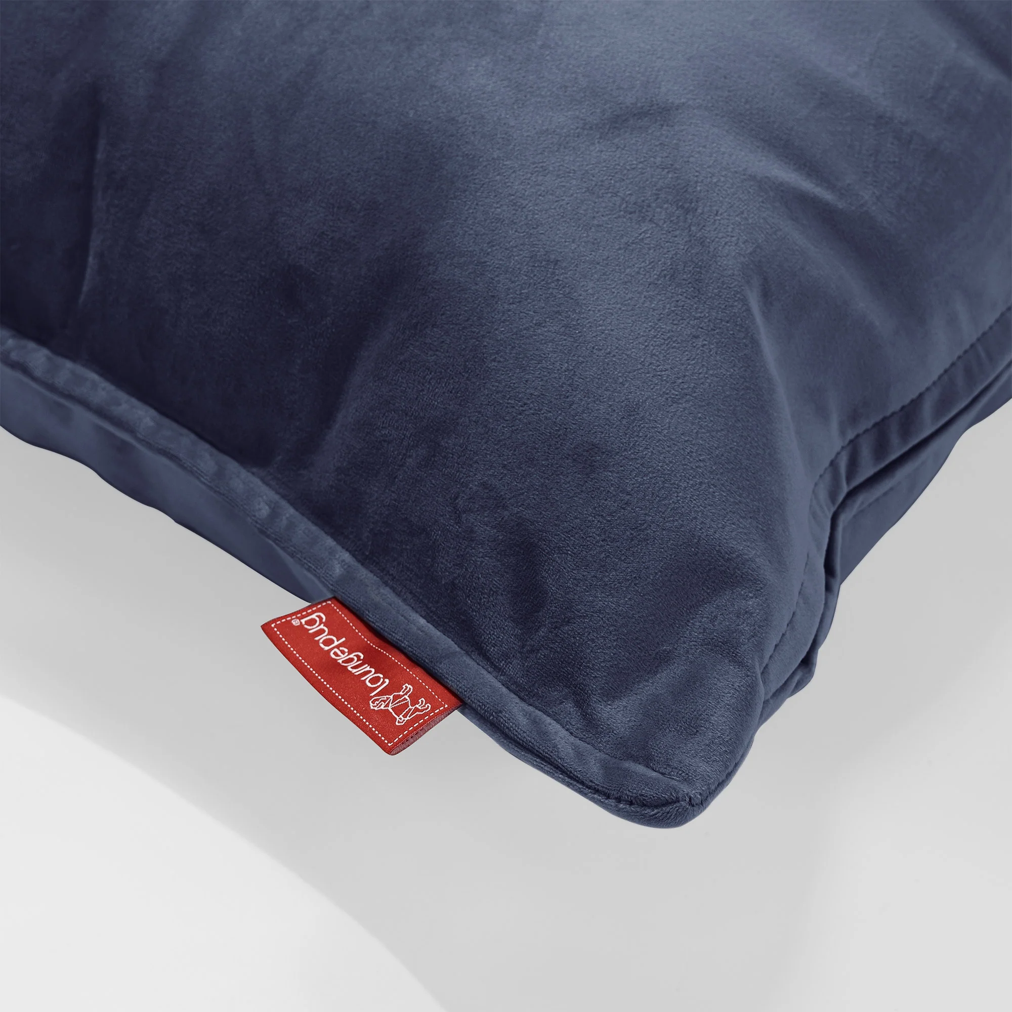 Kuddfodral Rund 50cm - Sammet Navy - Image 2