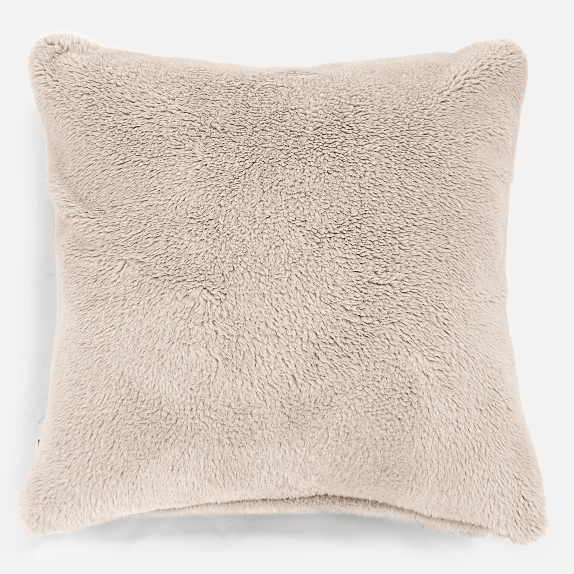 Kuddfodral XL 70 x 70cm - Teddy-fuskpäls Minkbrun
