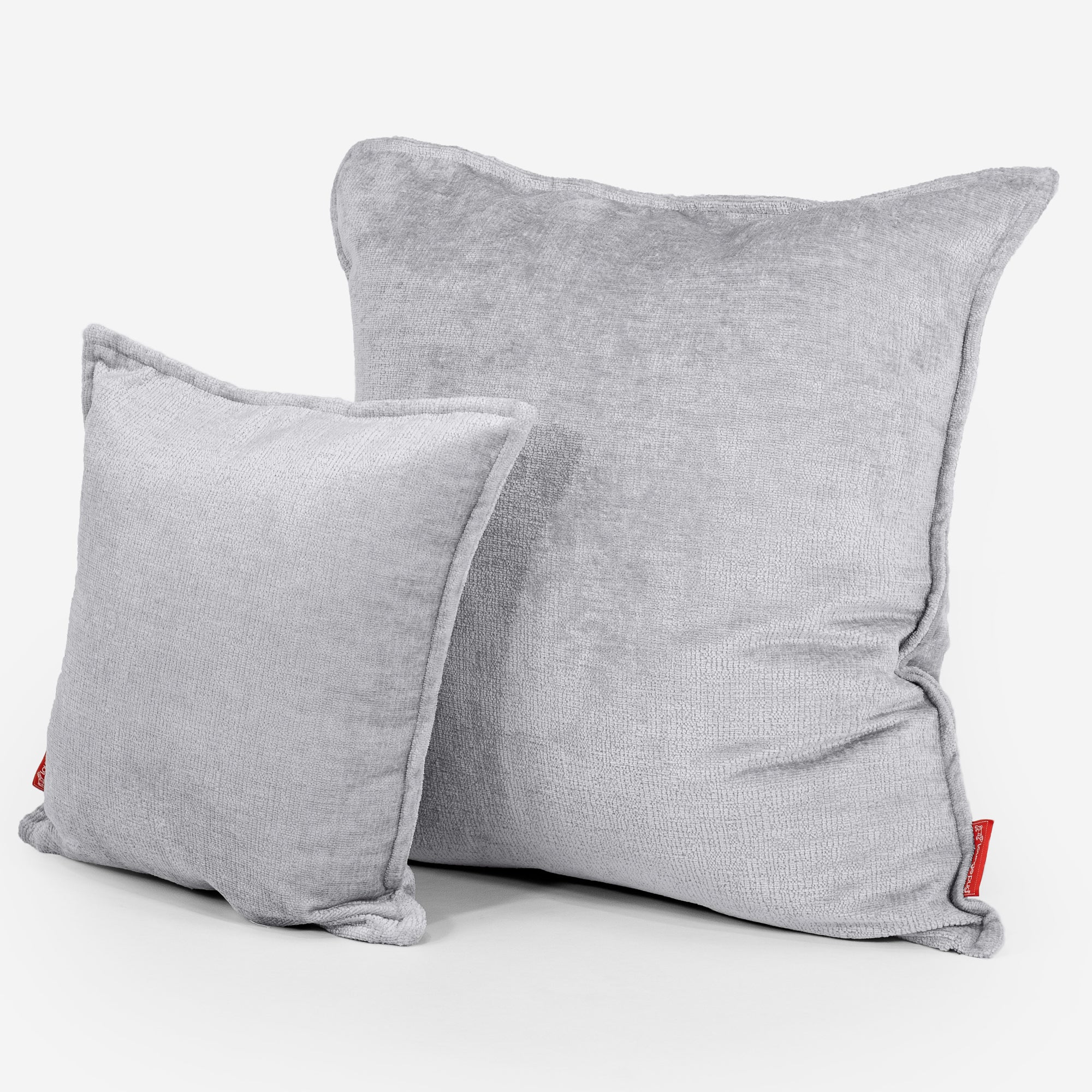 Kuddfodral 47 x 47cm - Chenille Grå - Image 2