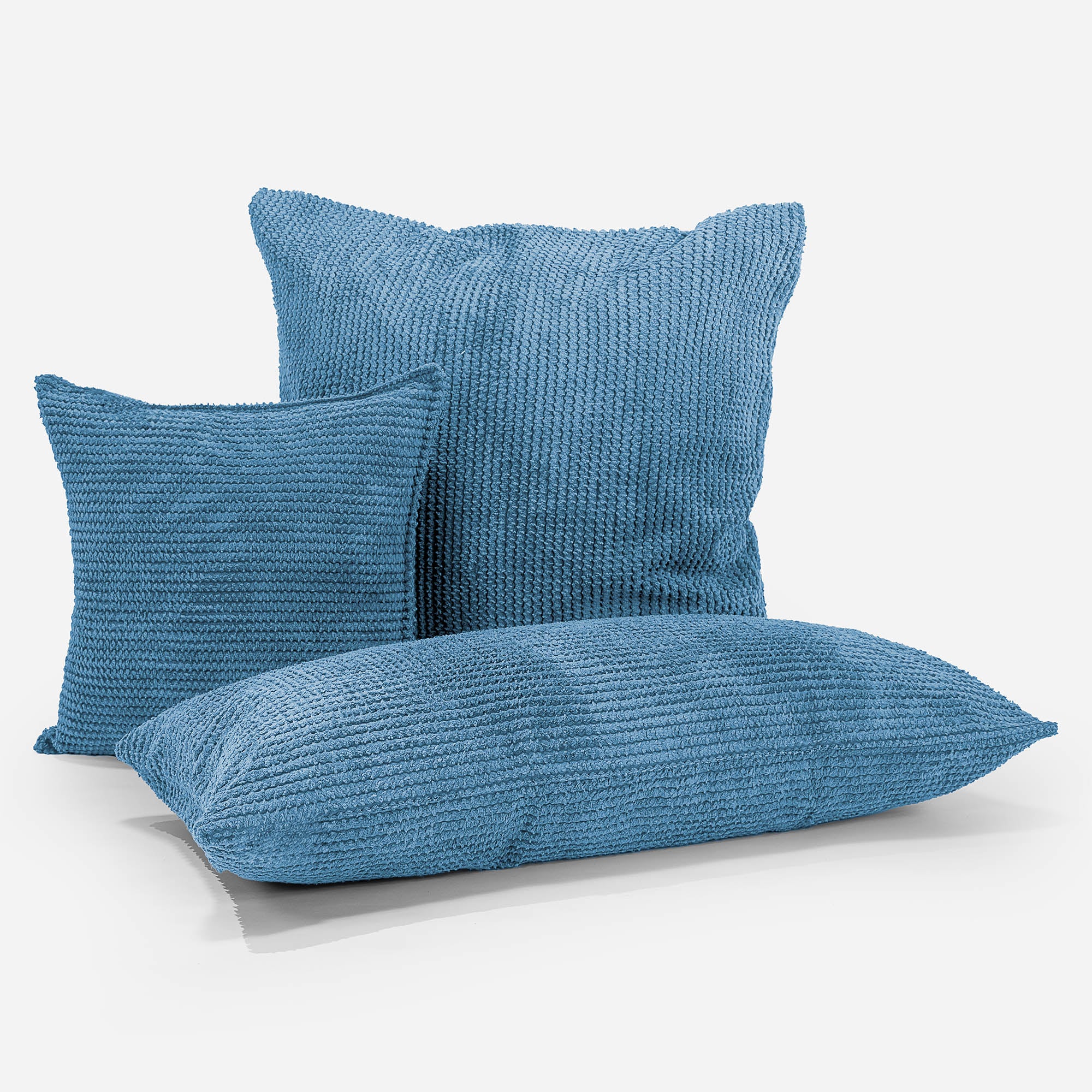 Kuddfodral 47 x 47cm - Pom-pom Himmelsblå - Image 4