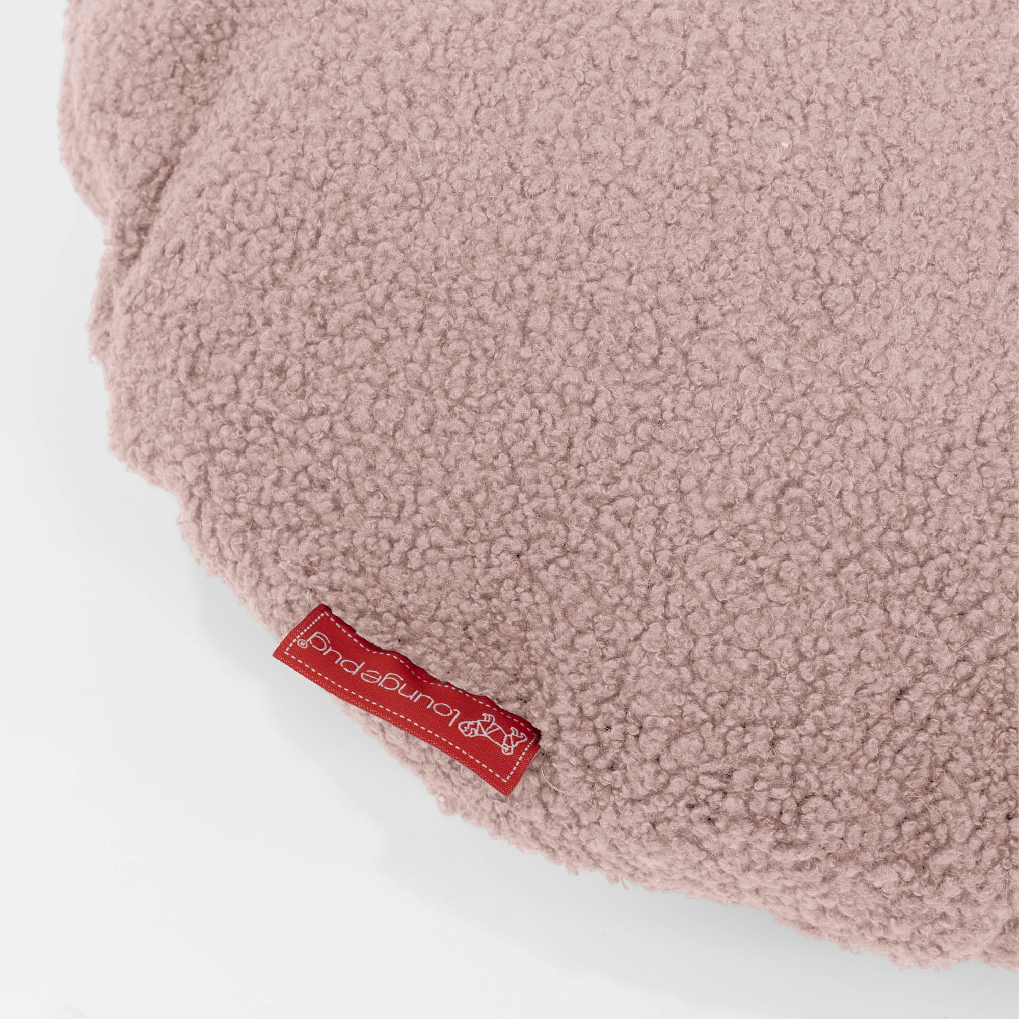 Kuddfodral Rund 50cm - Boucle Rosa - Image 2