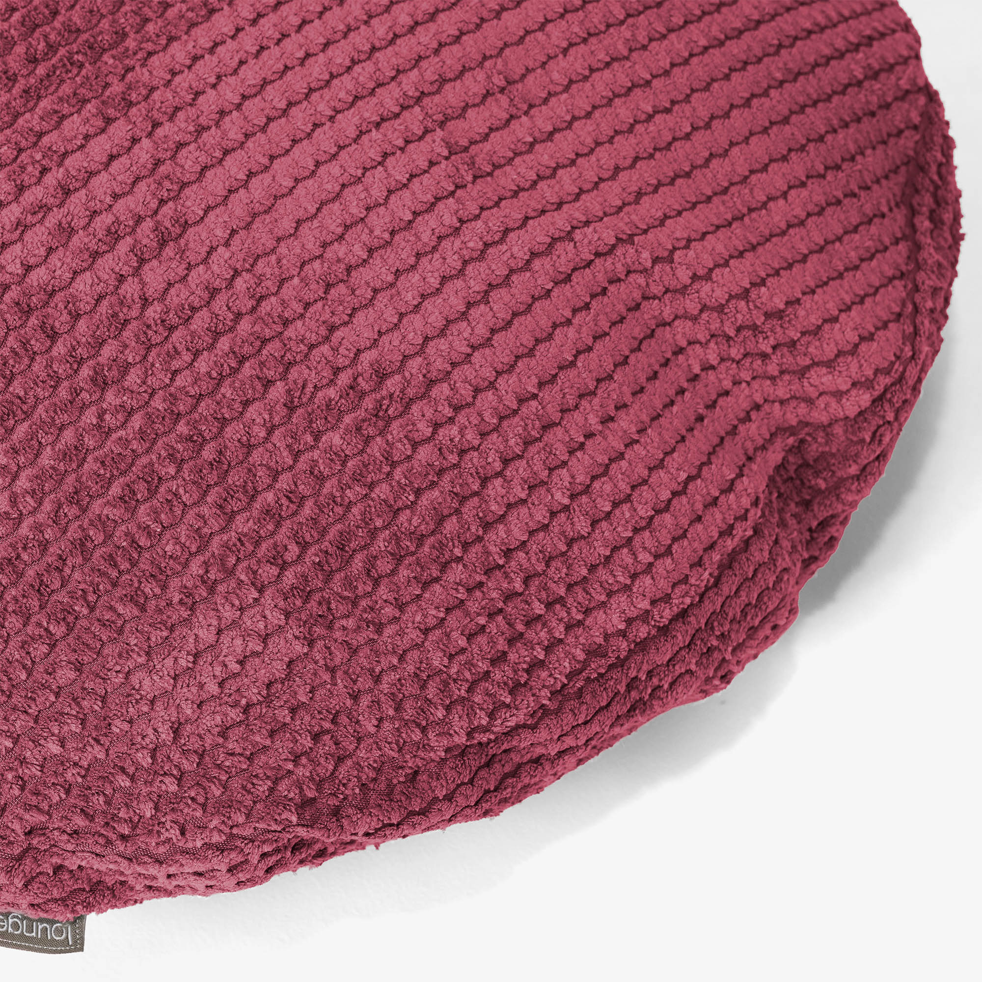 Kuddfodral Rund 50cm - Pom-pom Pastellröd - Image 2