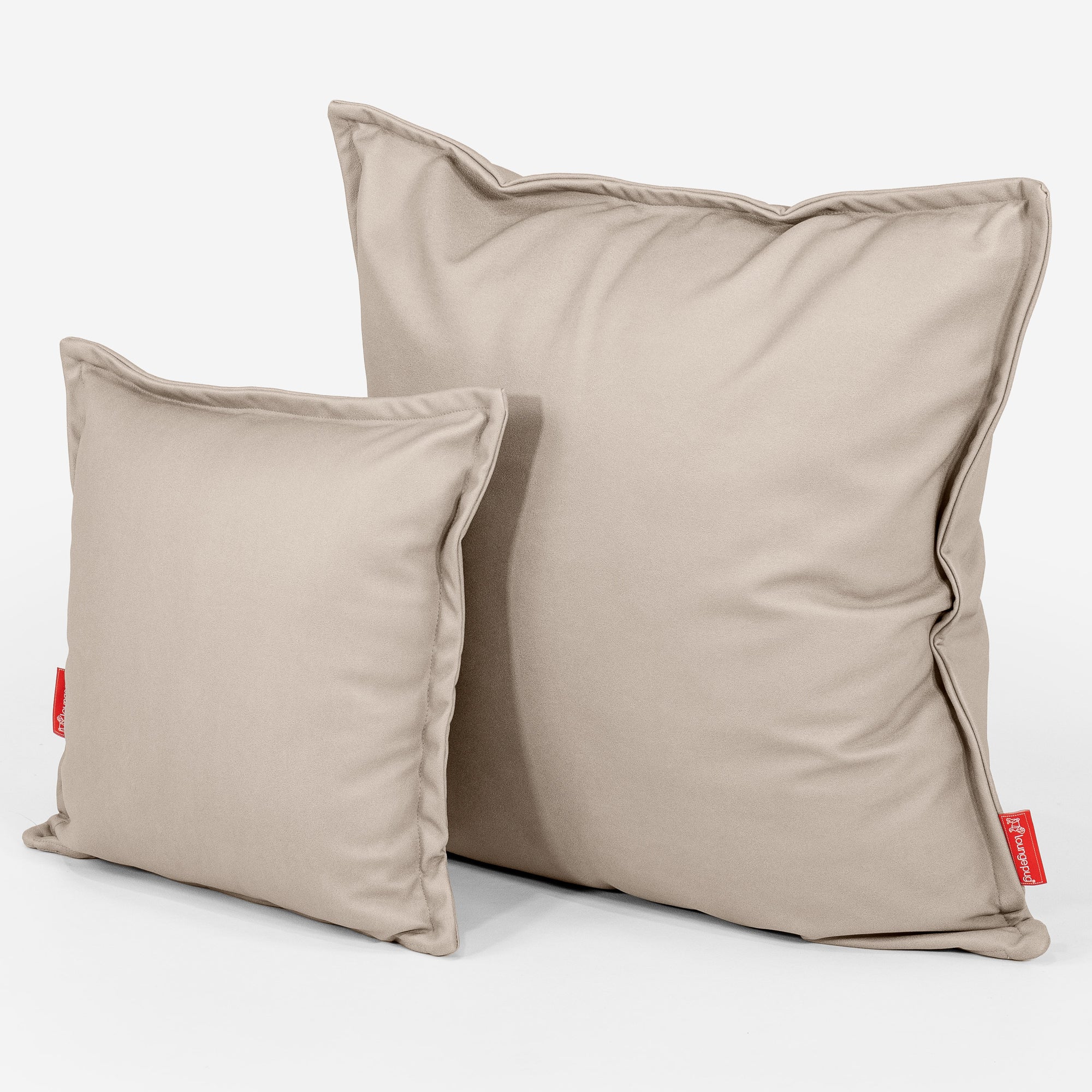 Kuddfodral XL 70 x 70cm - Veganskt Läder Elfenbensvit - Image 2