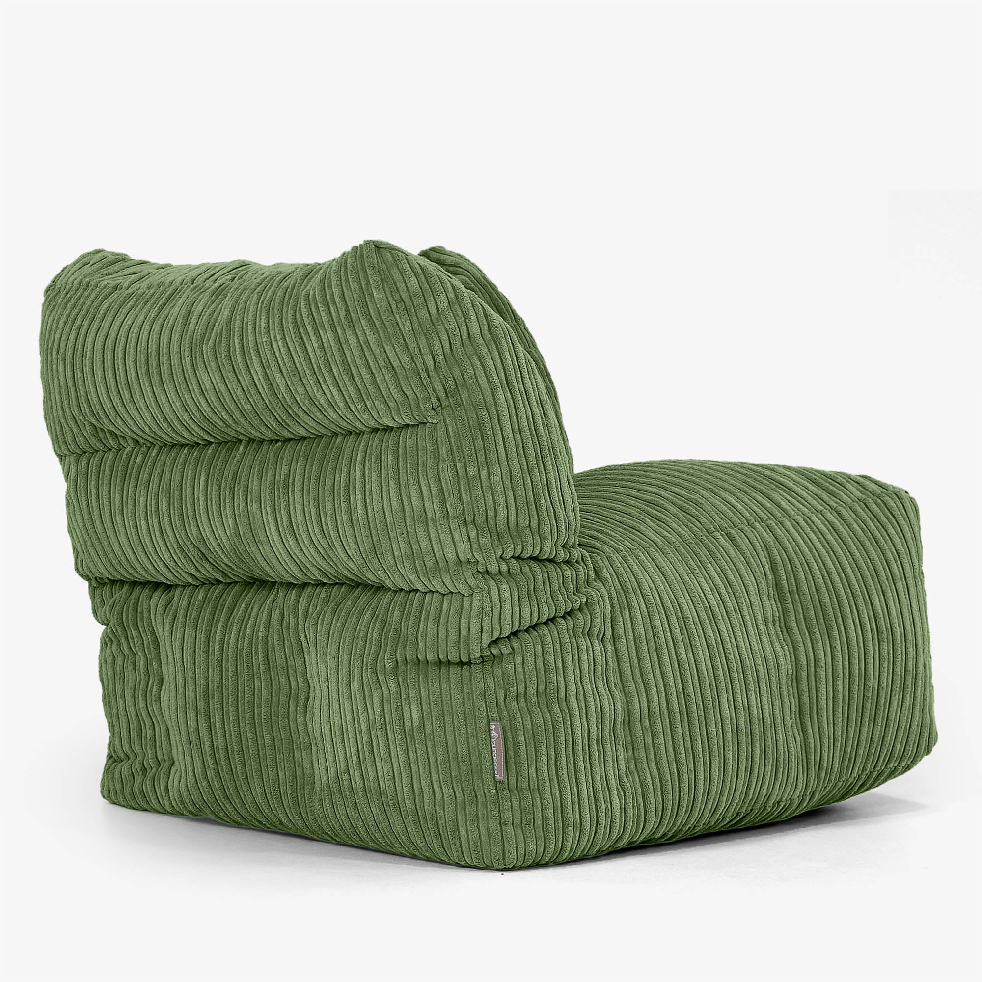 Modulsoffa Sittsäck, Höger Hörnsektion - Klassisk Manchestertyg Skogsgrön - Image 3