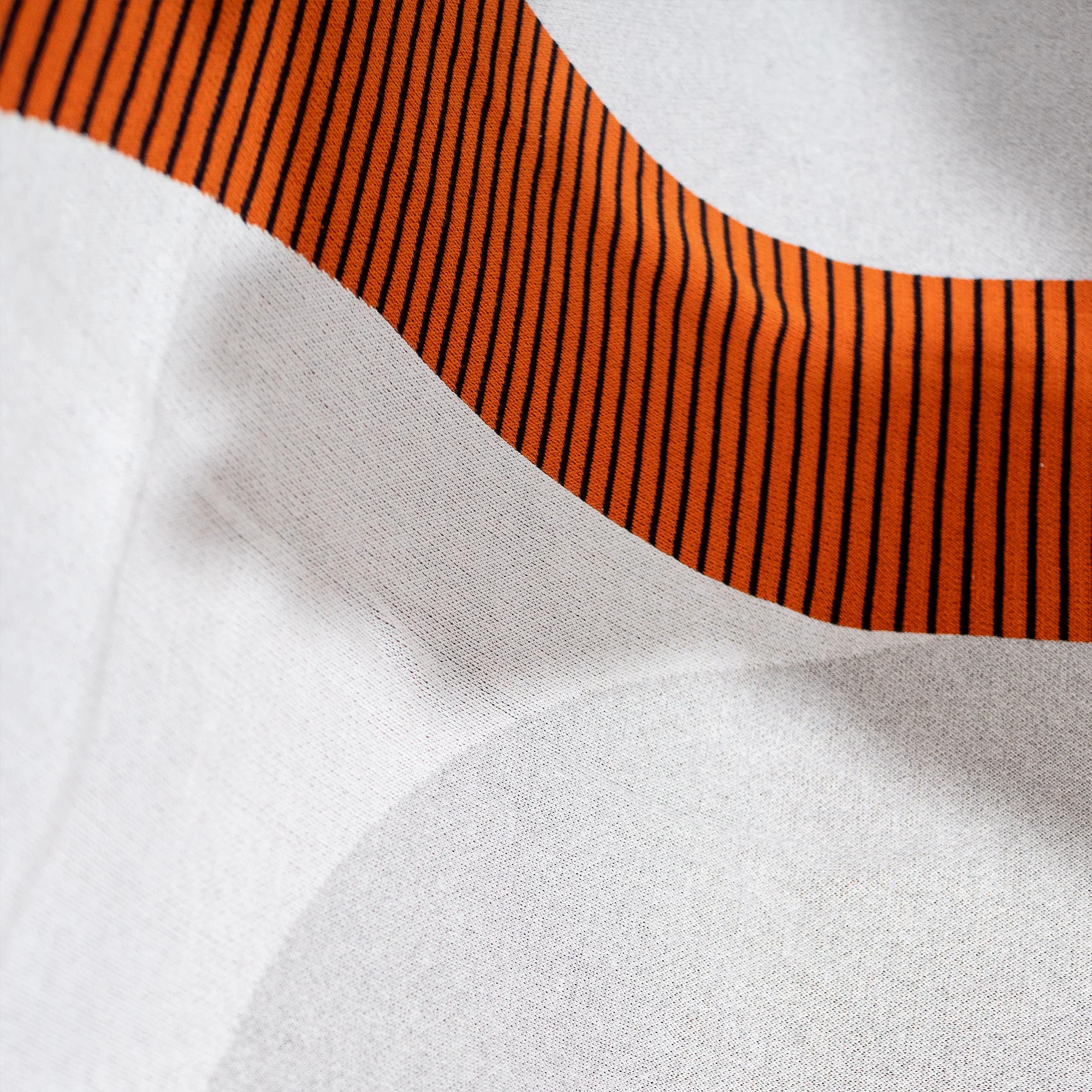 Pläd / Filt - Stickad Abstrakt Färgblock Orange - Image 4