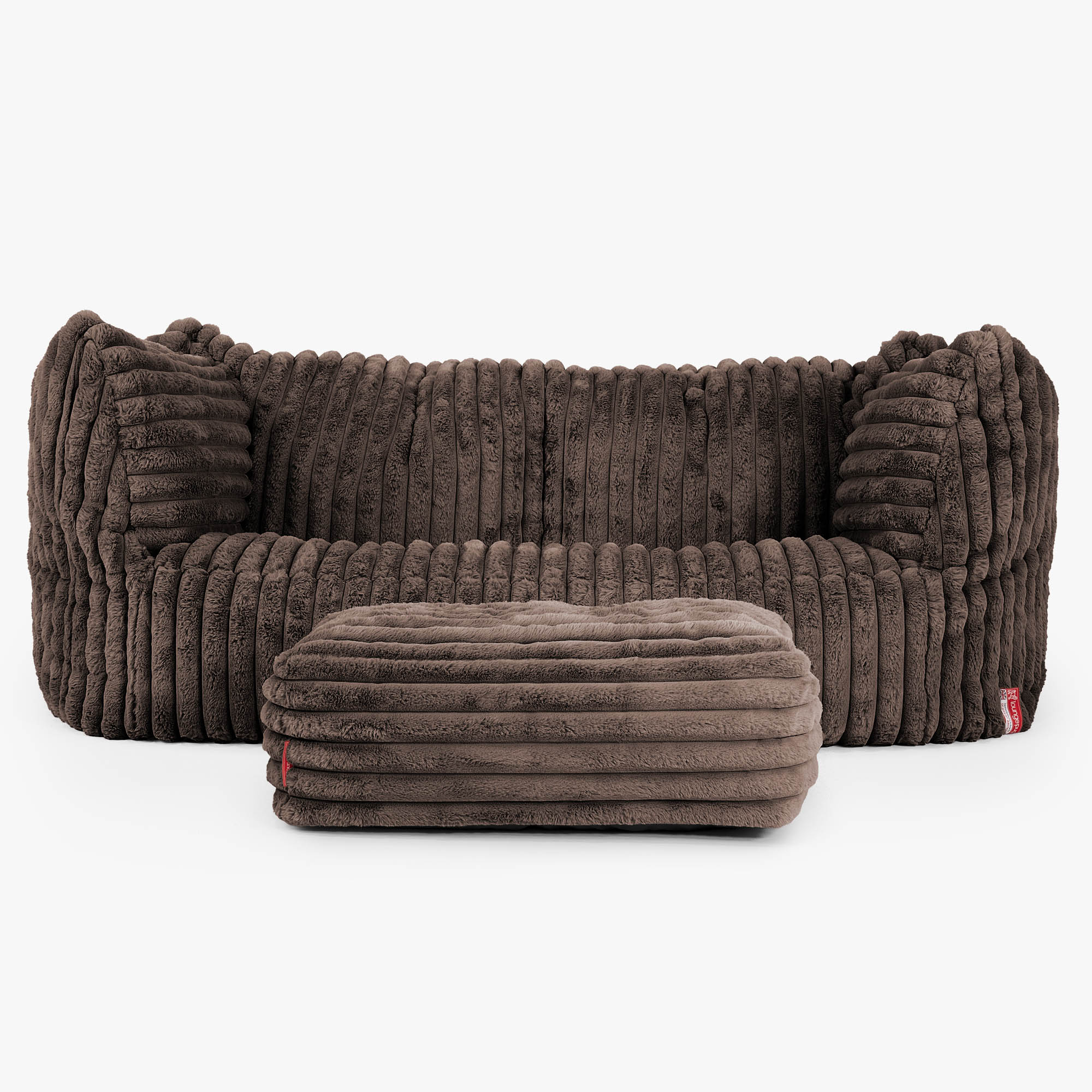 Ruben Saccosäcksoffa - Ultraplyschmanchestertyg Sable - Image 2