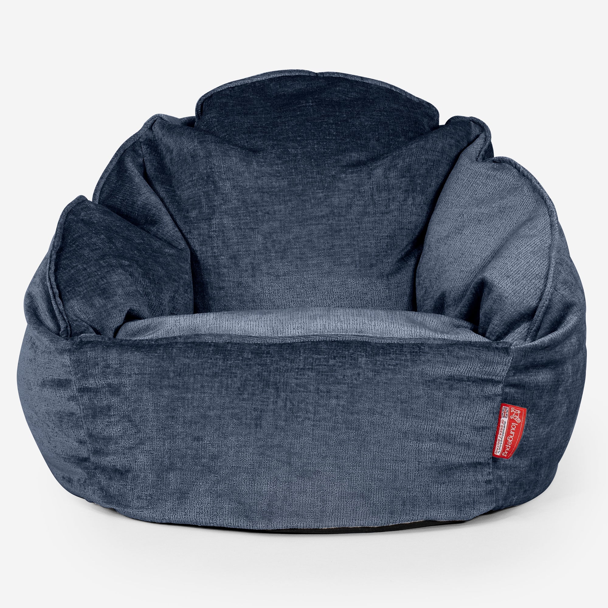 Saccosäck Bubble - Chenille Marinblå