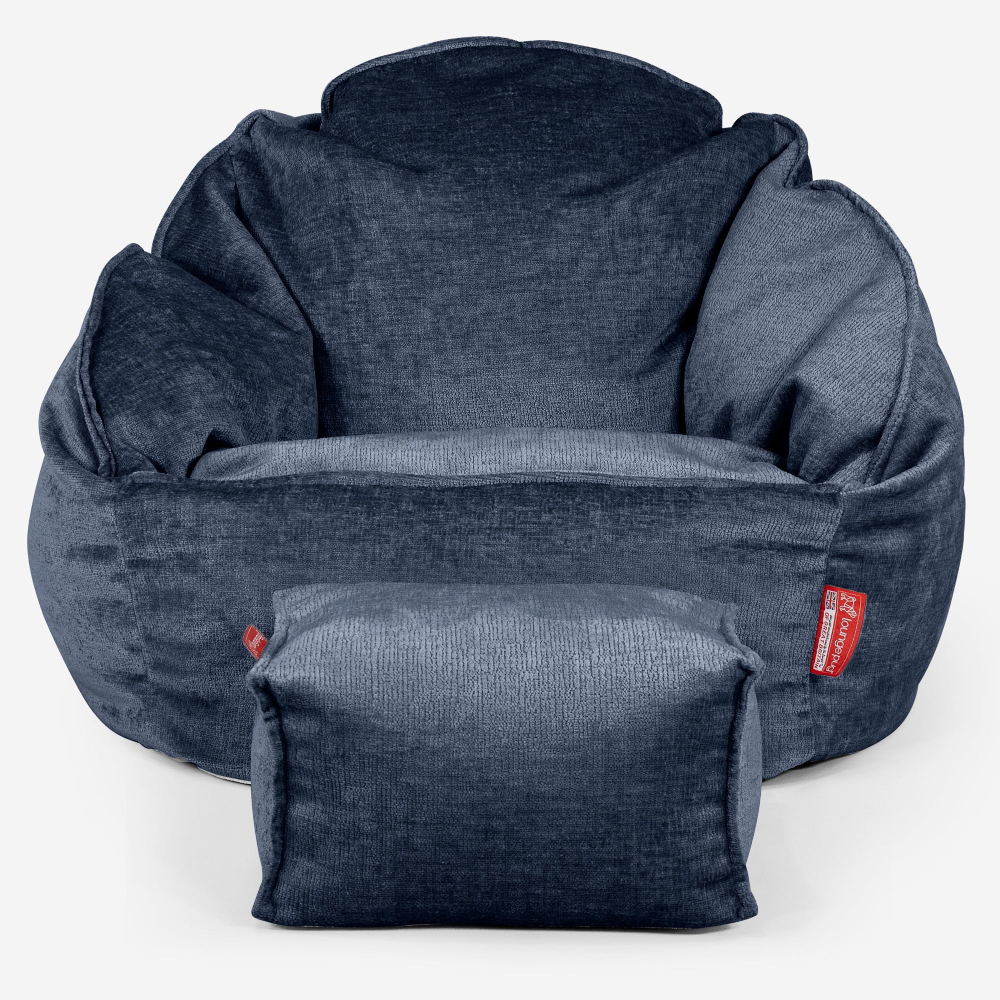 Saccosäck Bubble - Chenille Marinblå - Image 2