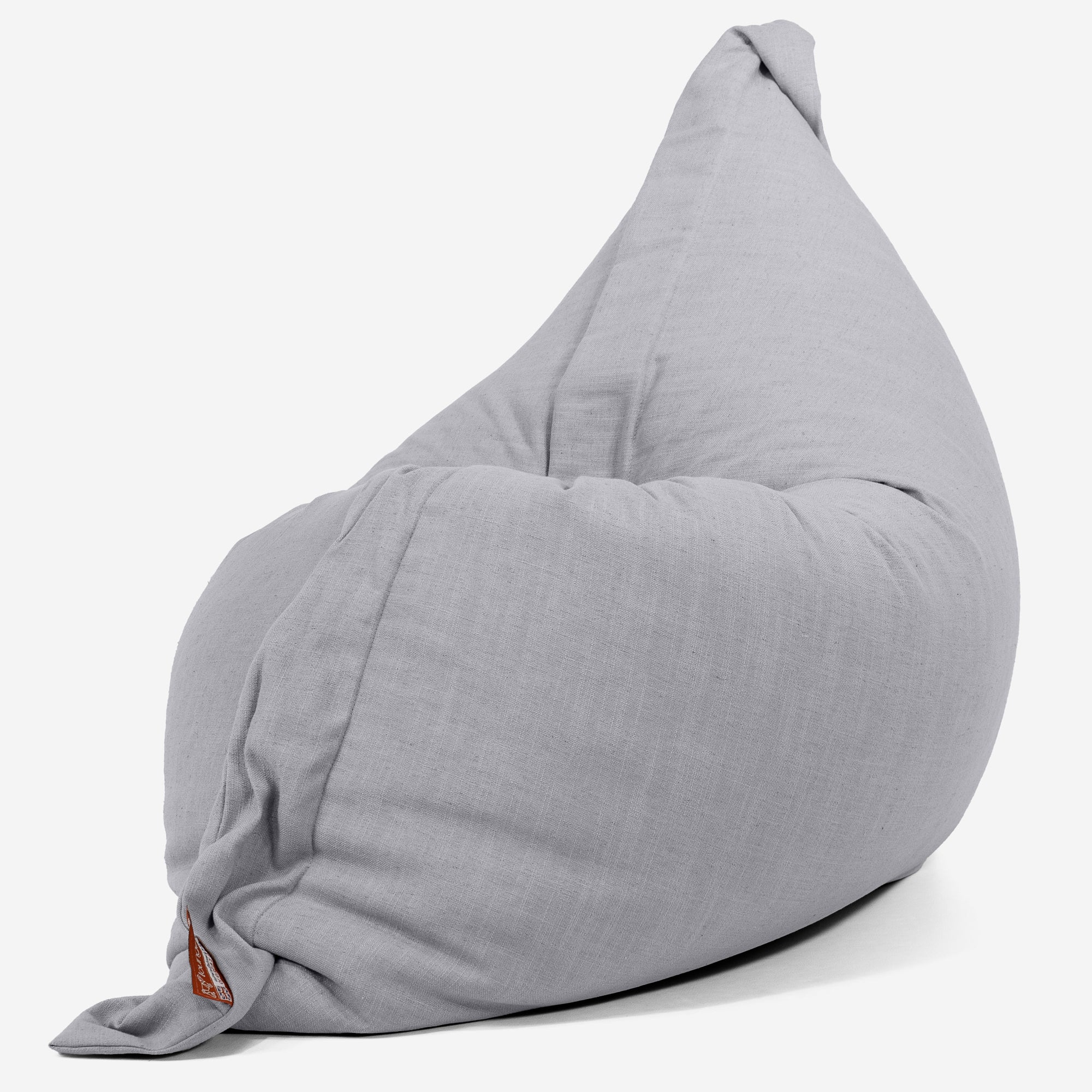 Saccosäck Kudde XXL - Linneutseende Silverfärgad - Image 2