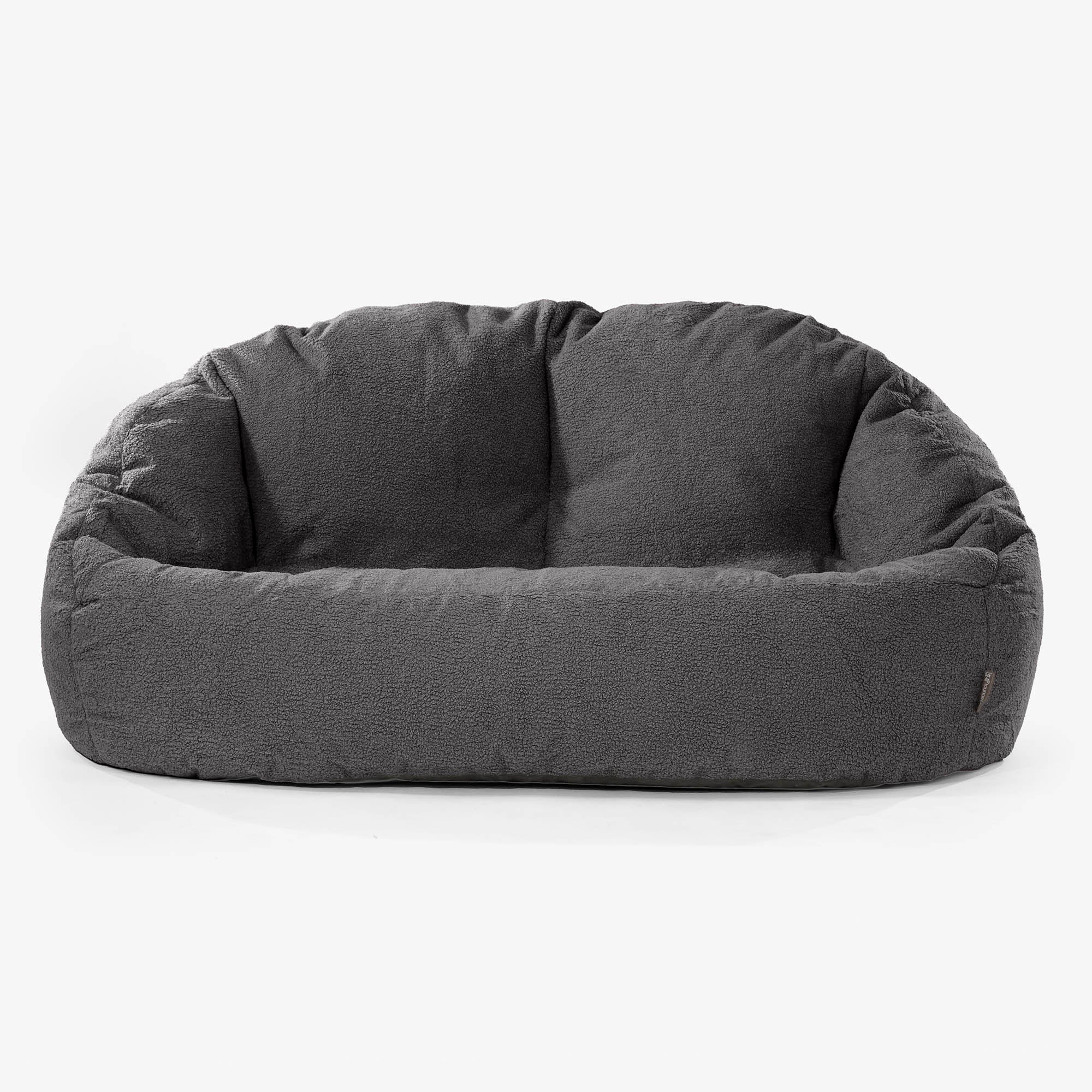 Saccosäck Soffa Bubble - Boucle Grafitgrå