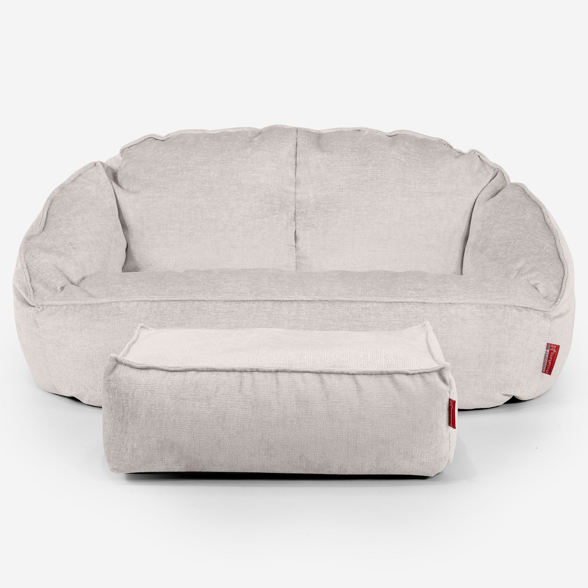 Saccosäck Soffa Bubble - Chenille Gräddvit - Image 2