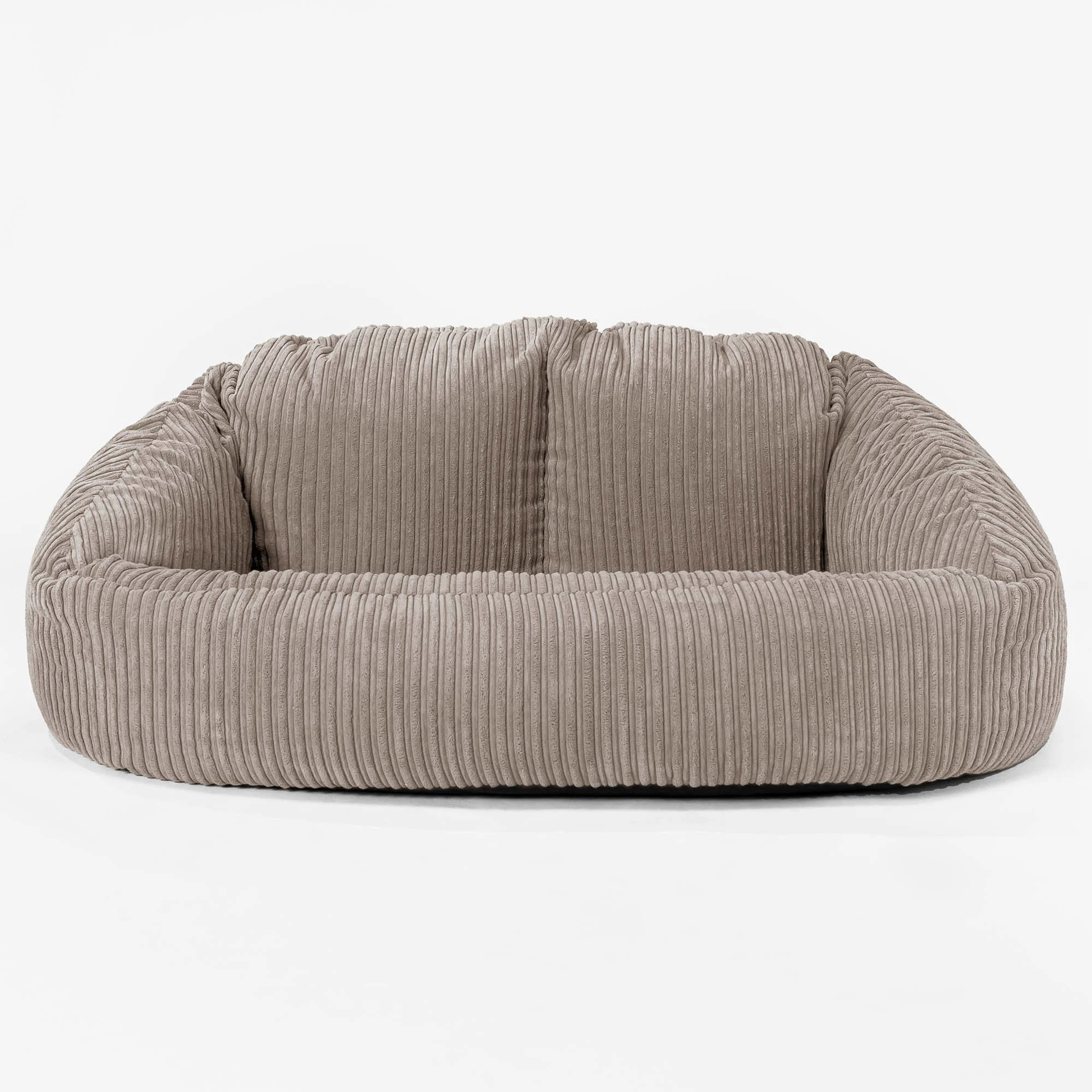 Saccosäck Soffa Bubble - Klassisk Manchestertyg Duvgrå